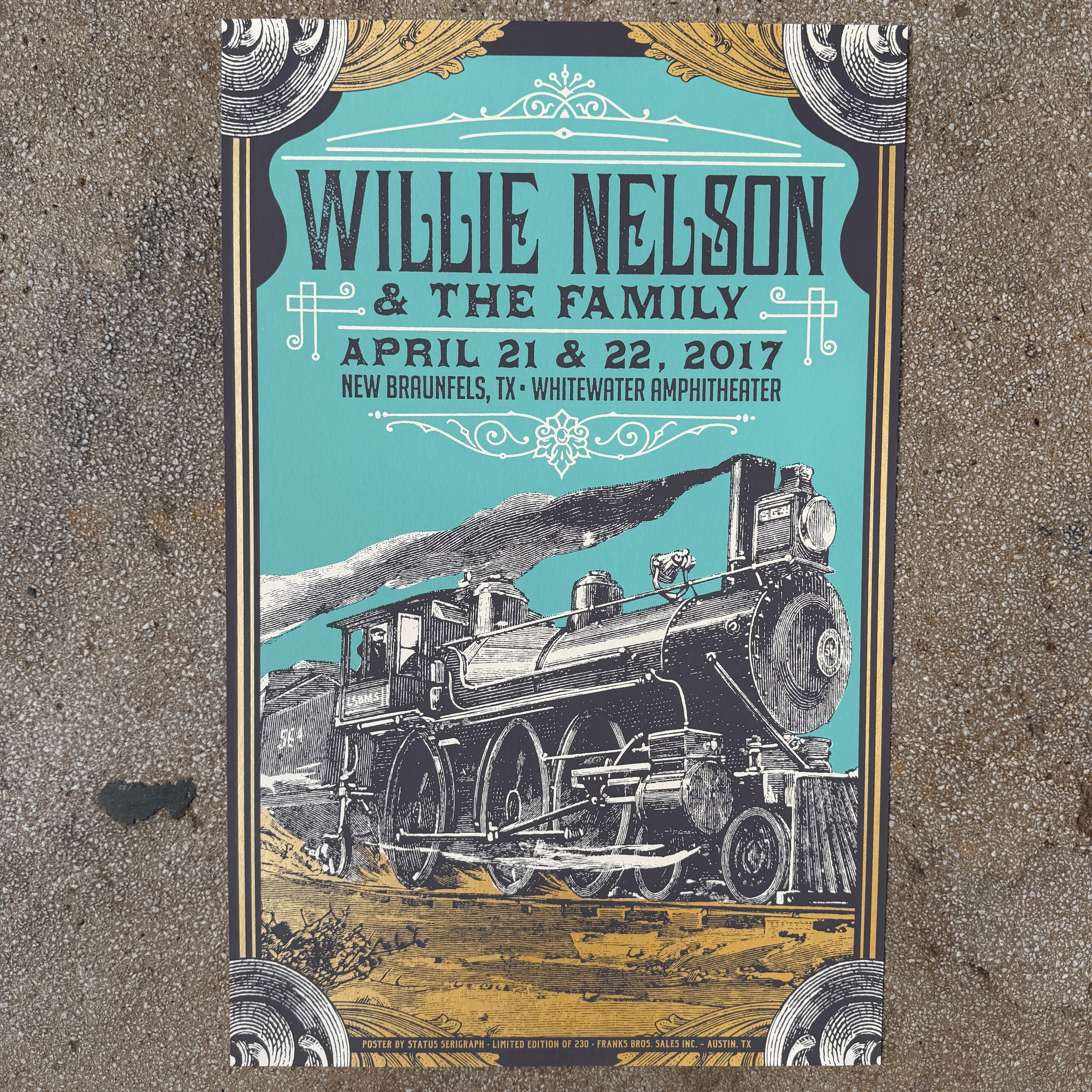 Willie Nelson - New Bruanfels 2017 (Scratch & Dent)