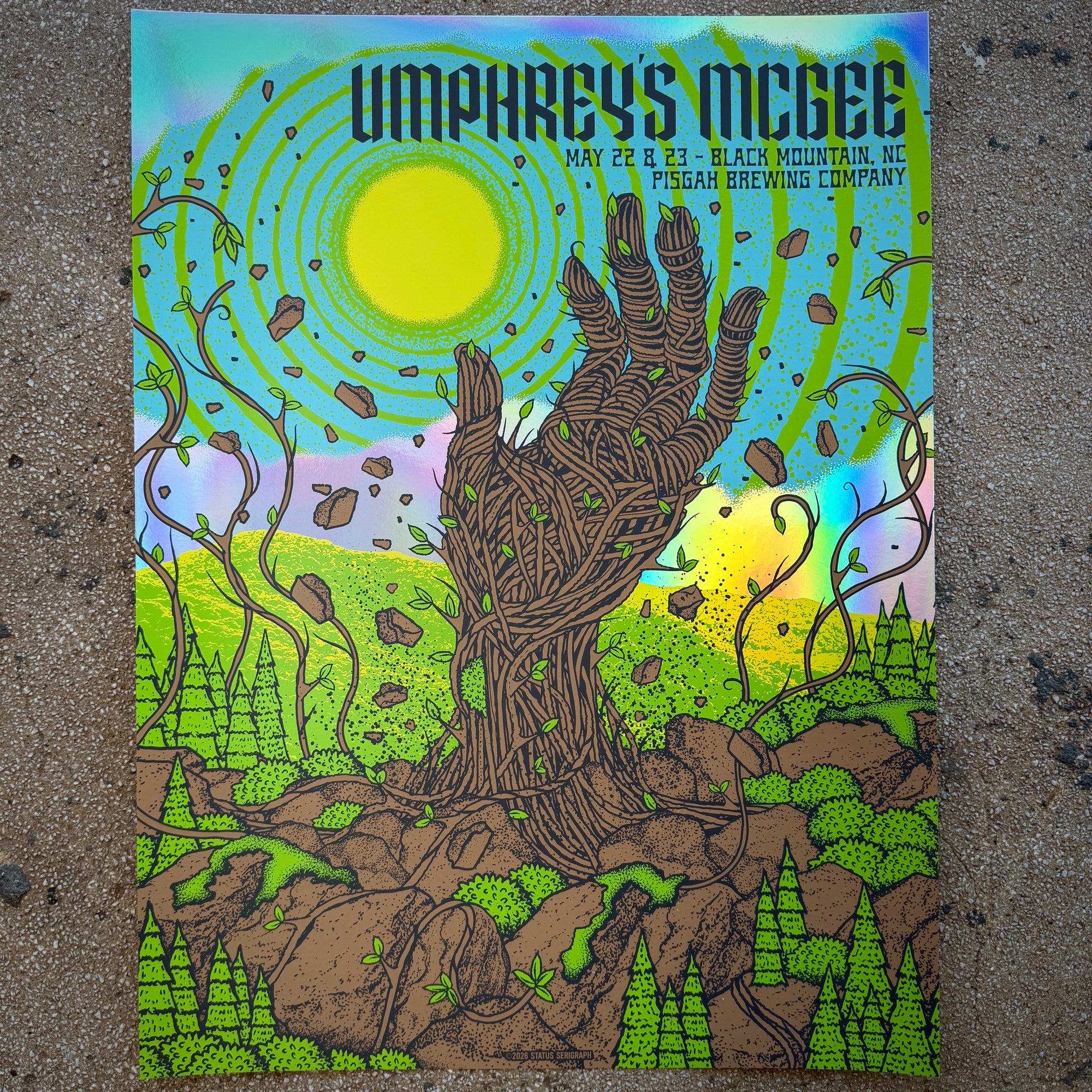 Umphrey's McGee - Pisgah Brewing NC 2026 (Rainbow Foil)