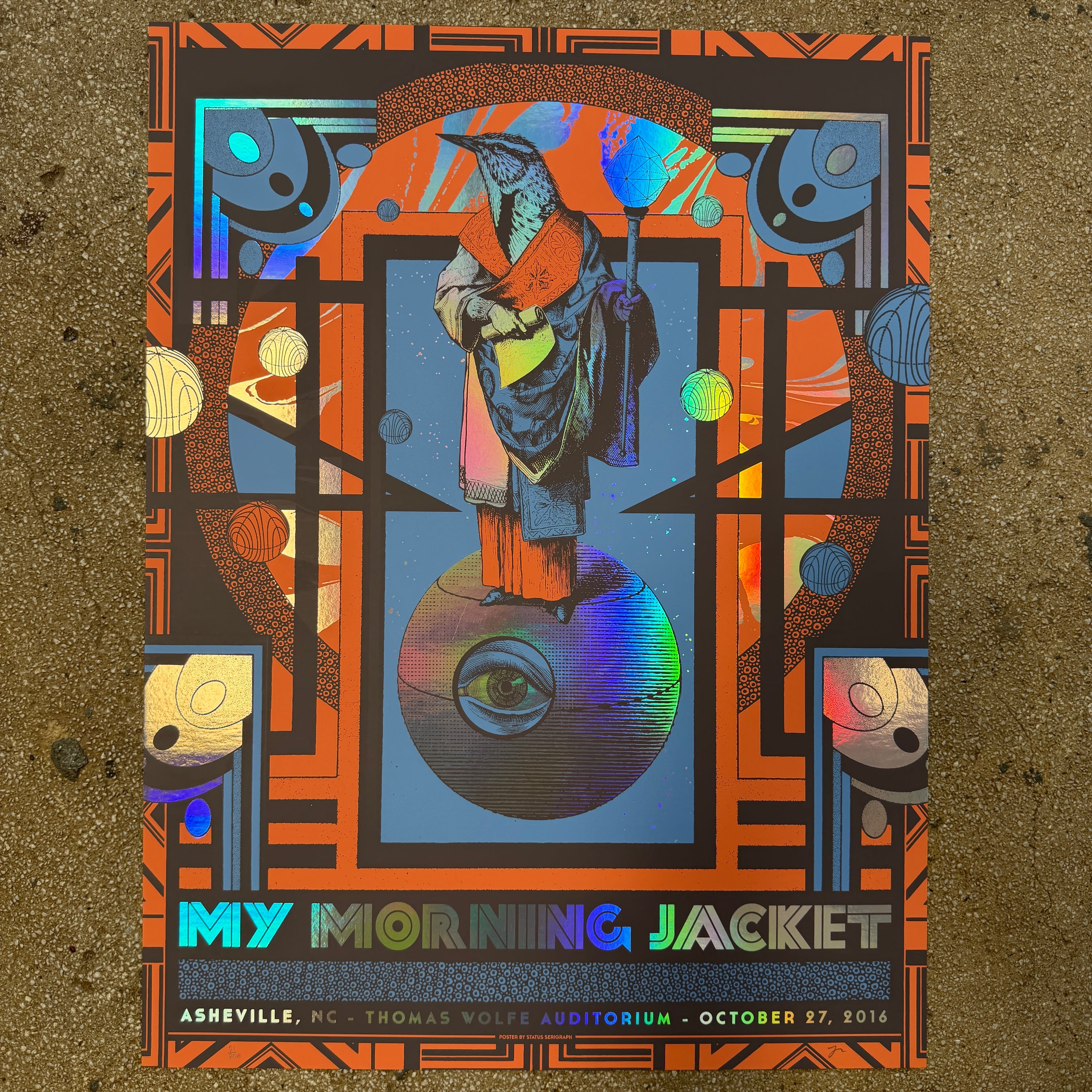 My Morning Jacket - Asheville 2016 Rainbow Foil (Scratch & Dent)