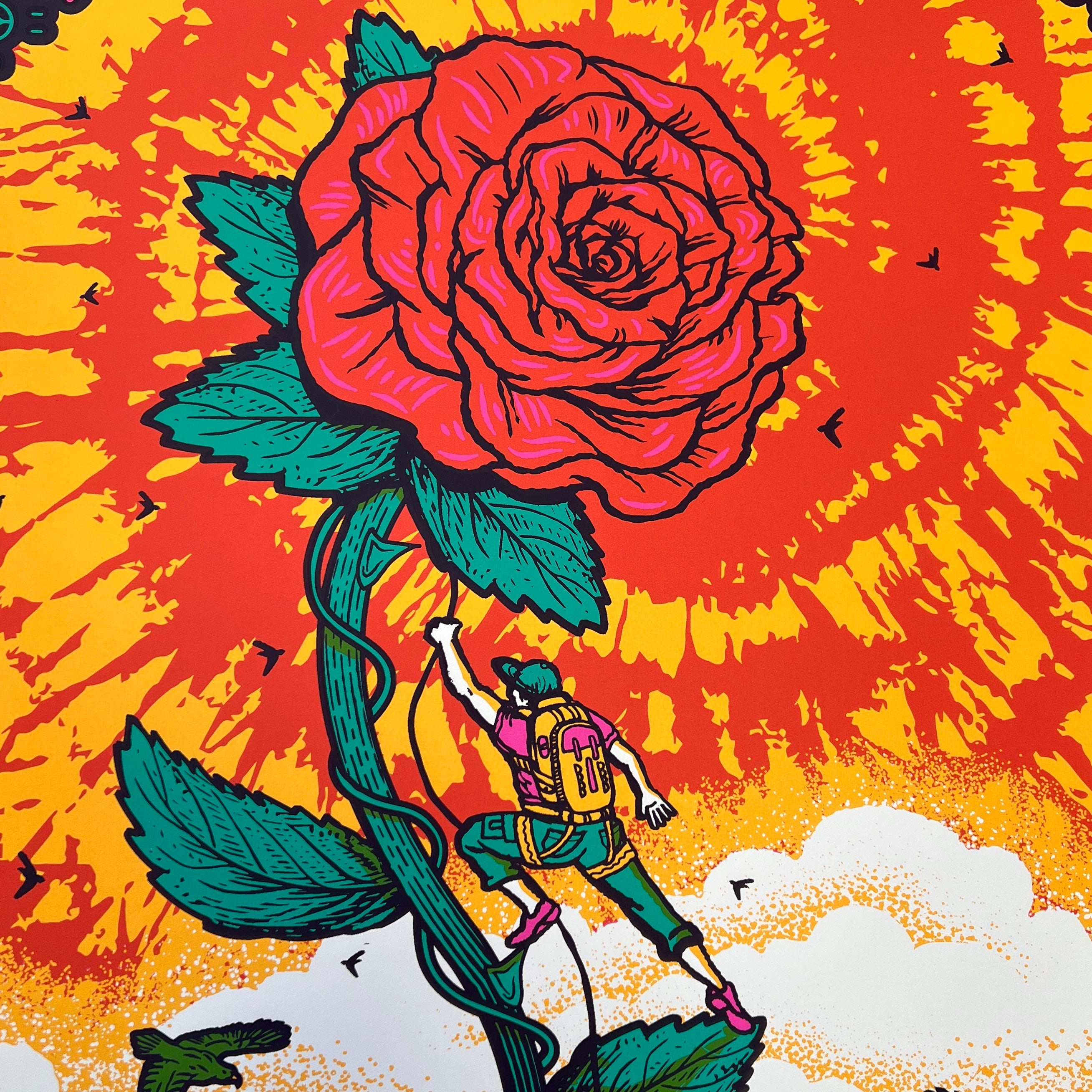 Ascent of the Rose - Art Print
