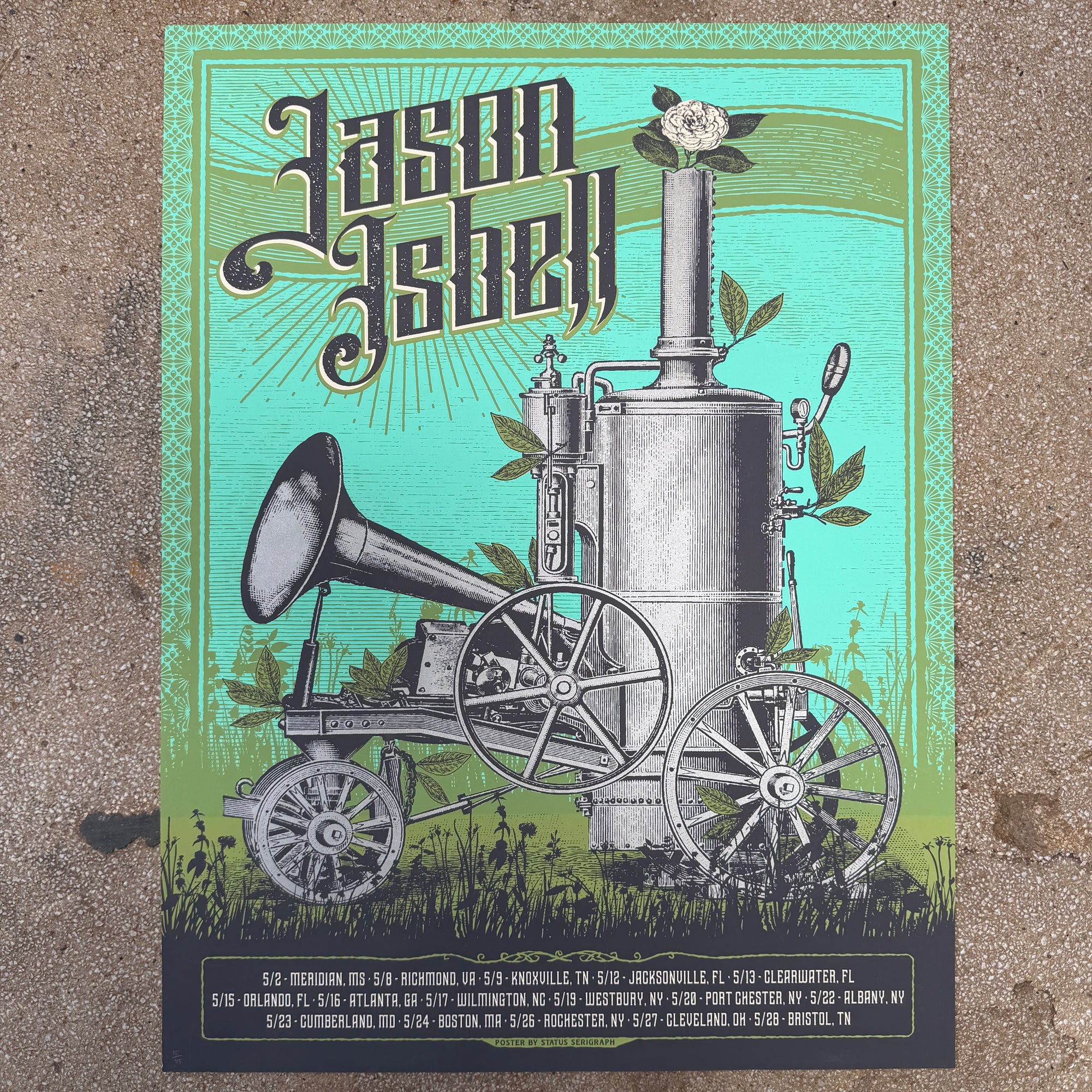 Jason Isbell - 2015 Tour RARE! (Scratch and Dent)