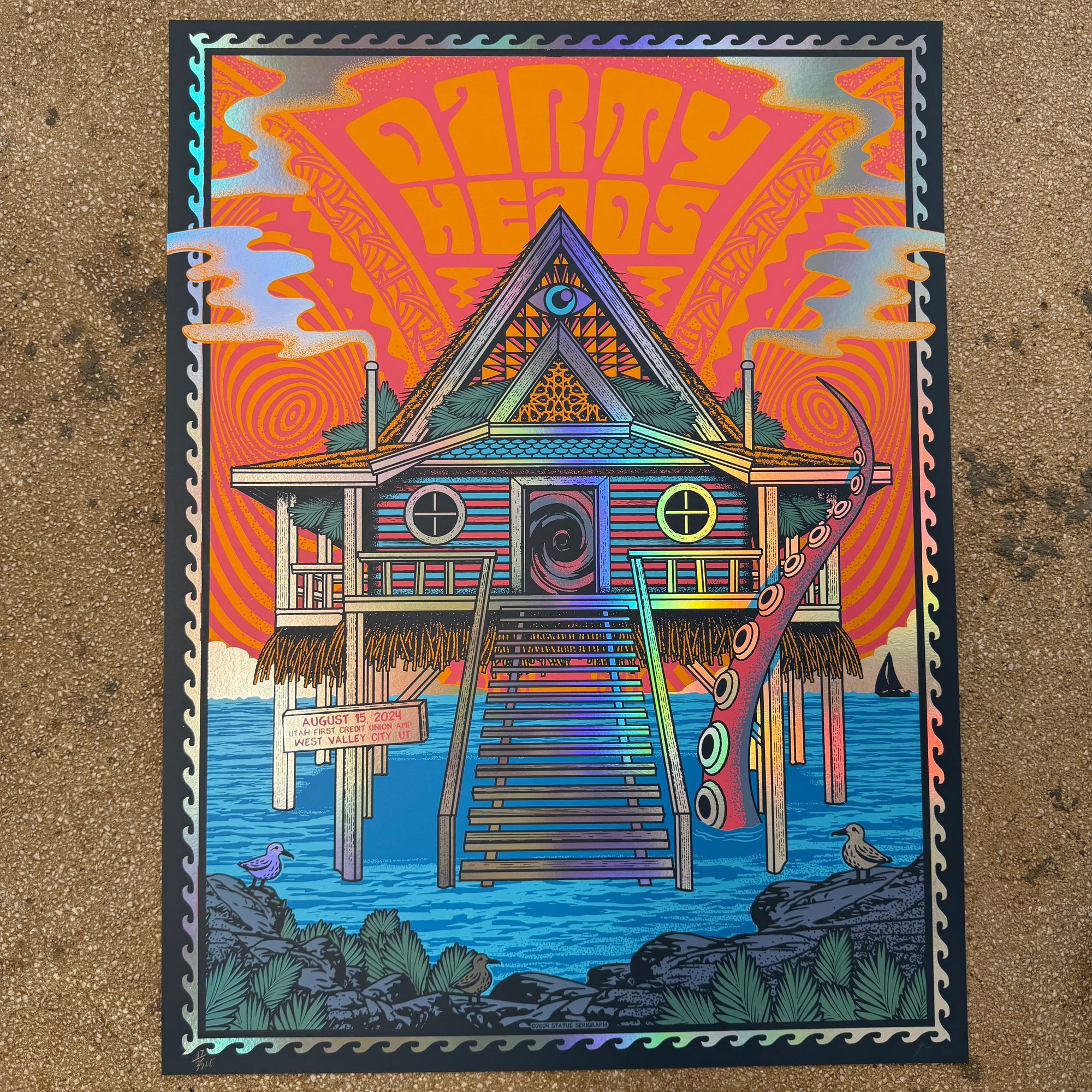 Dirty Heads - Utah 2024 Rainbow Foil (Scratch and Dent)