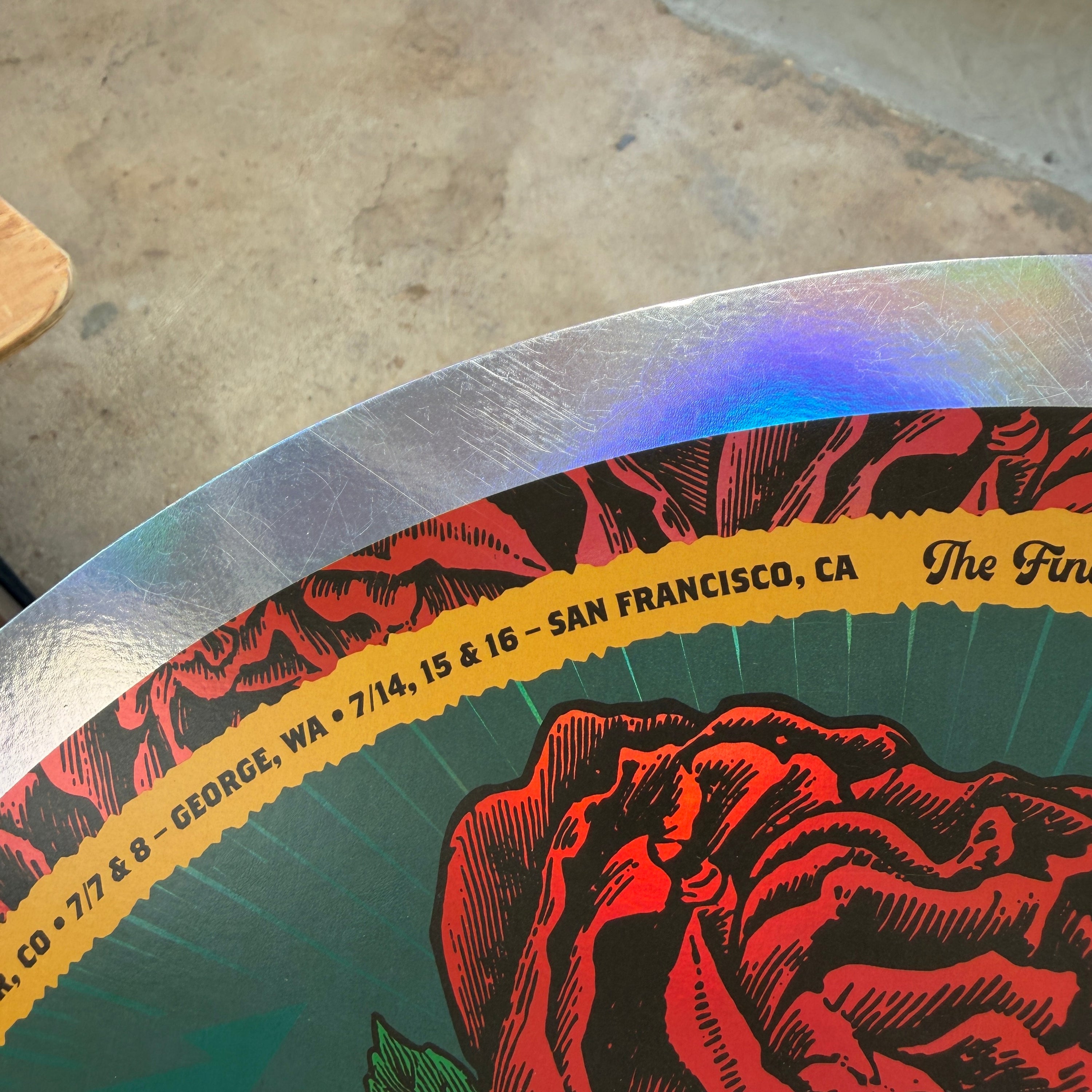 Dead & Company - Final Tour 2023 Round Foil (Scratch & Dent)