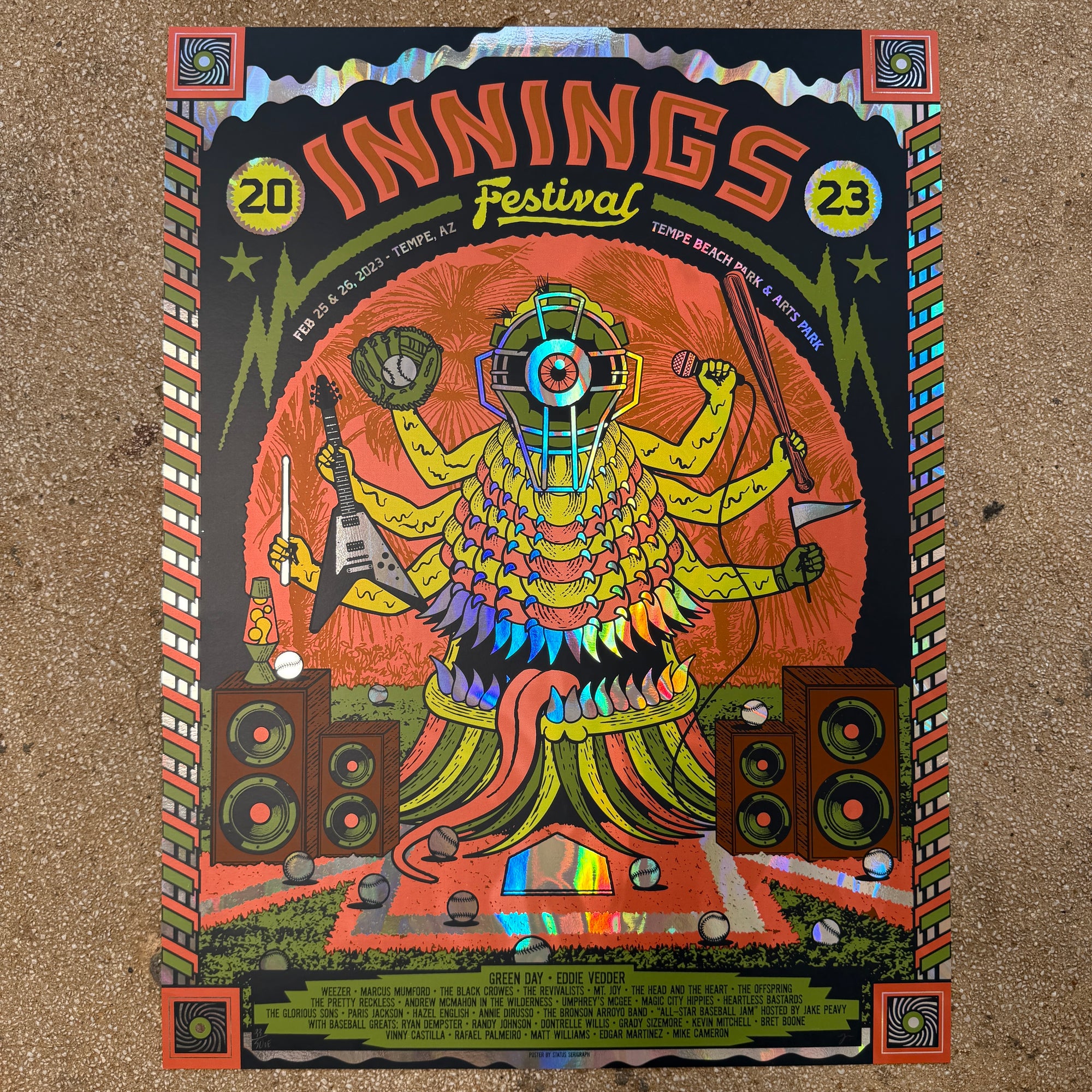 Innings Festival 2023 Lava Foil (Scratch and Dent)