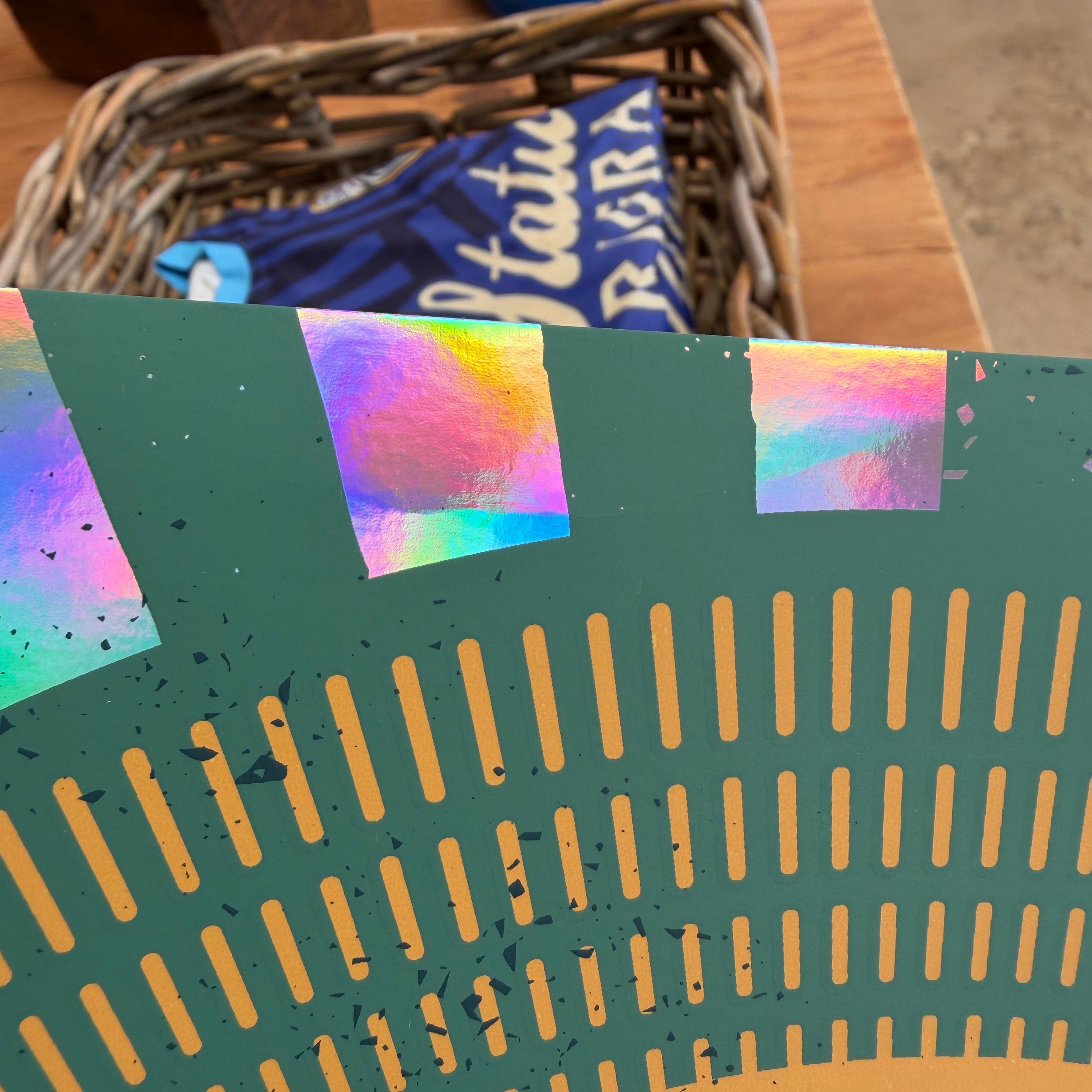 Willie Nelson - New Braunfels TX 2022 Rainbow Foil (Scratch & Dent)