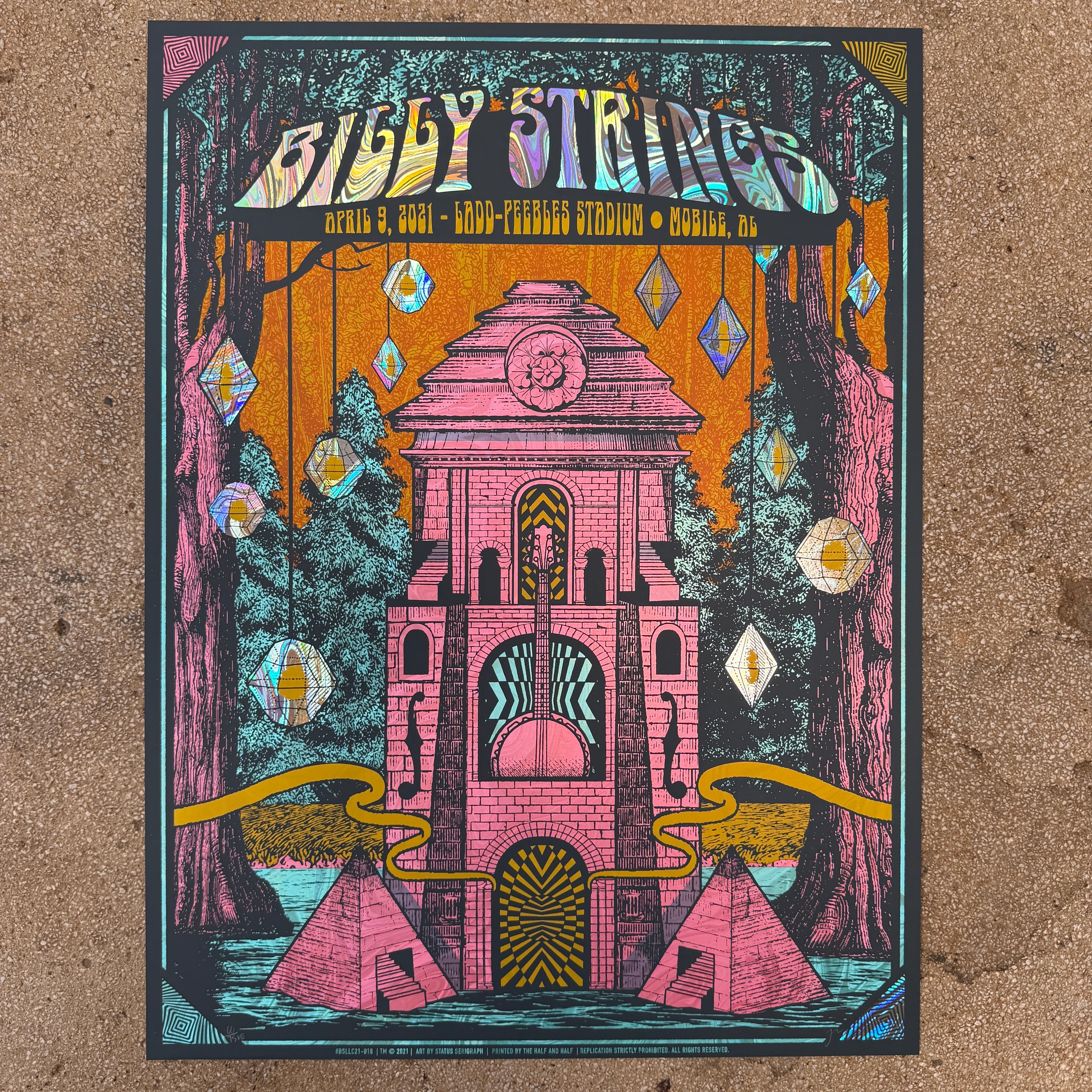 Billy Strings - Mobile AL 2021 Swirl Foil (Scratch N' Dent)