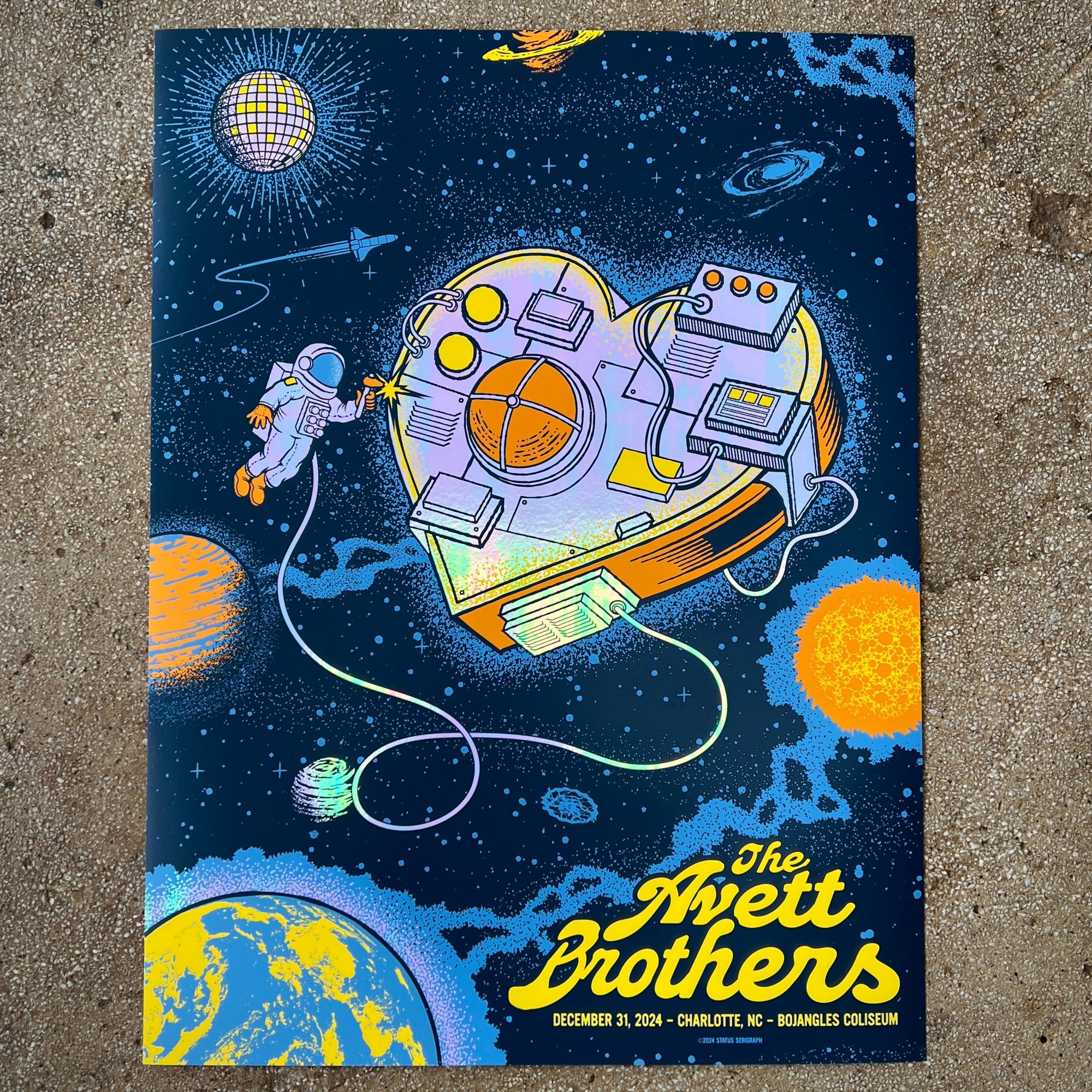 The Avett Brothers - NYE 2024 (Oyster Pearl Foil)