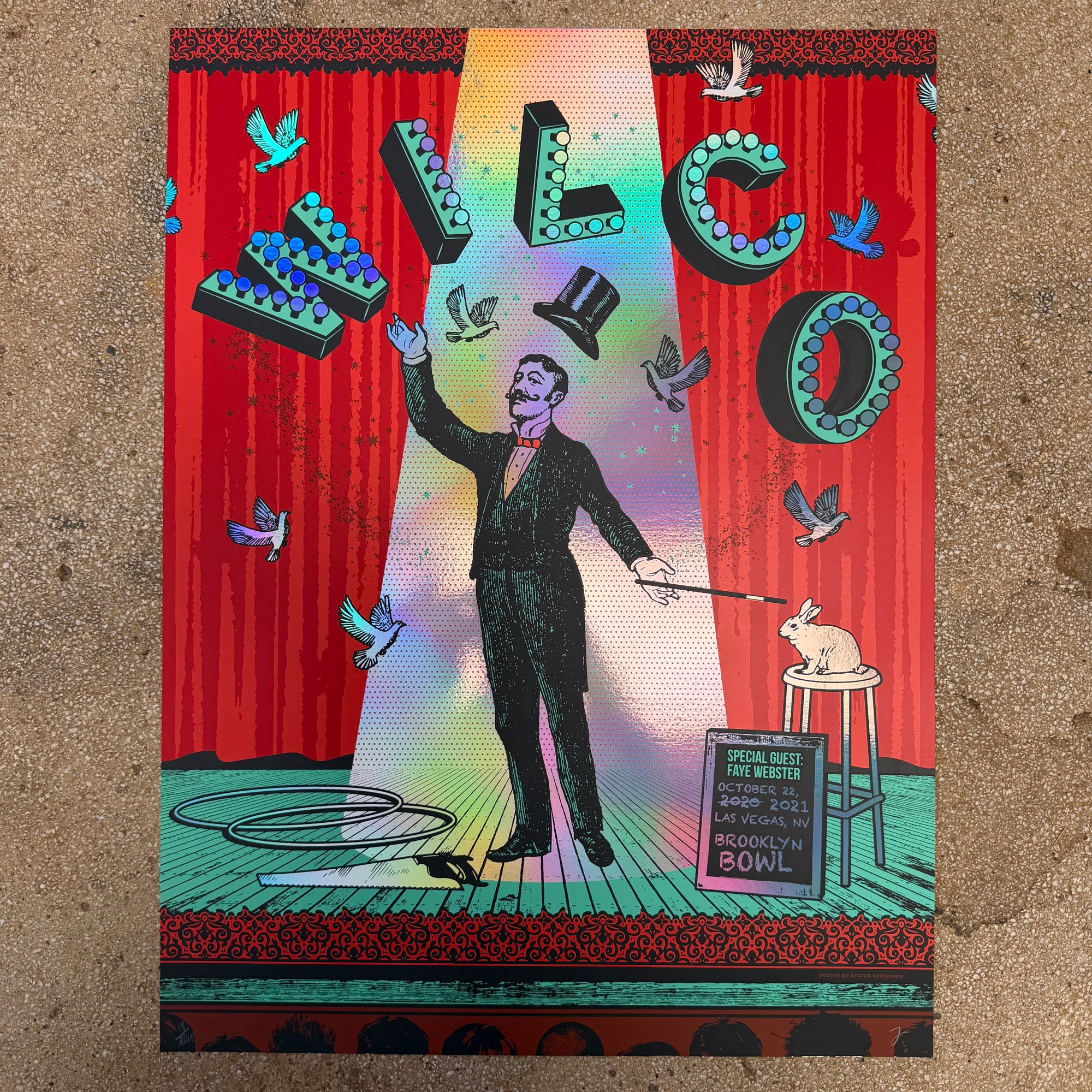 Wilco - Las Vegas 2021 Rainbow Foil (Scratch N' Dent)