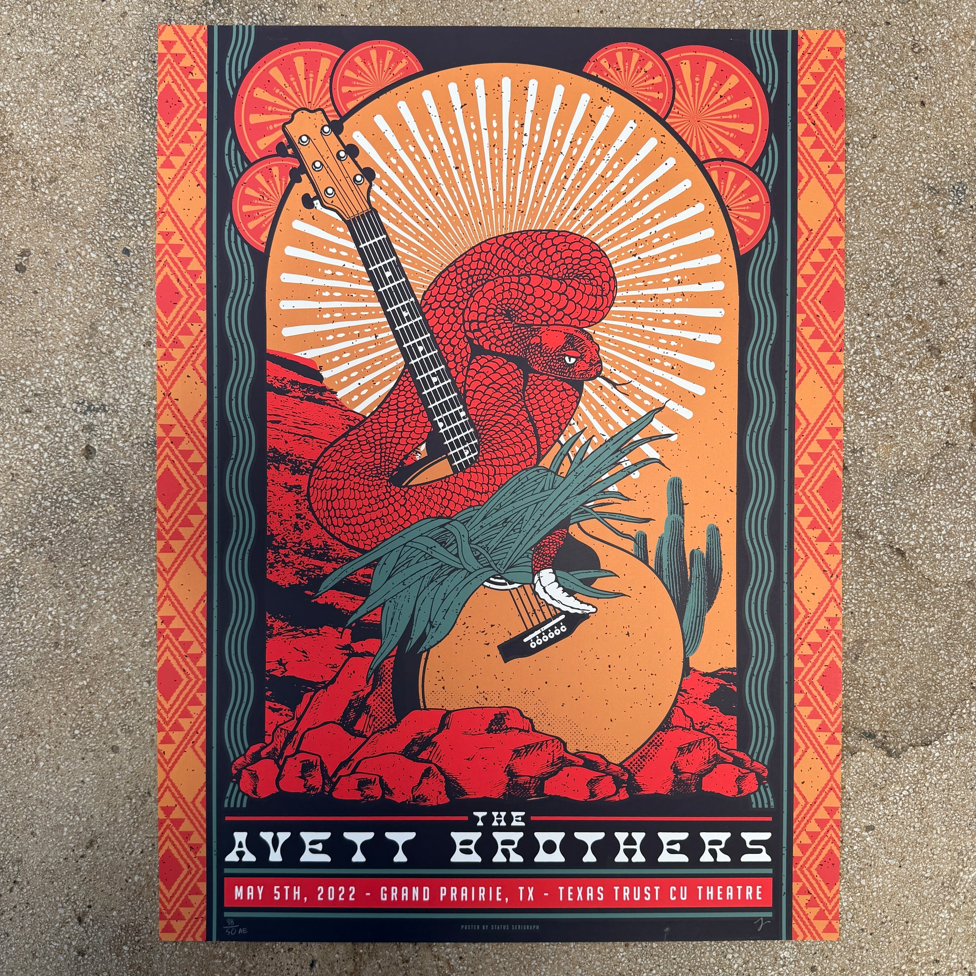 The Avett Brothers - Grand Prairie TX 2022 (Scratch N' Dent)