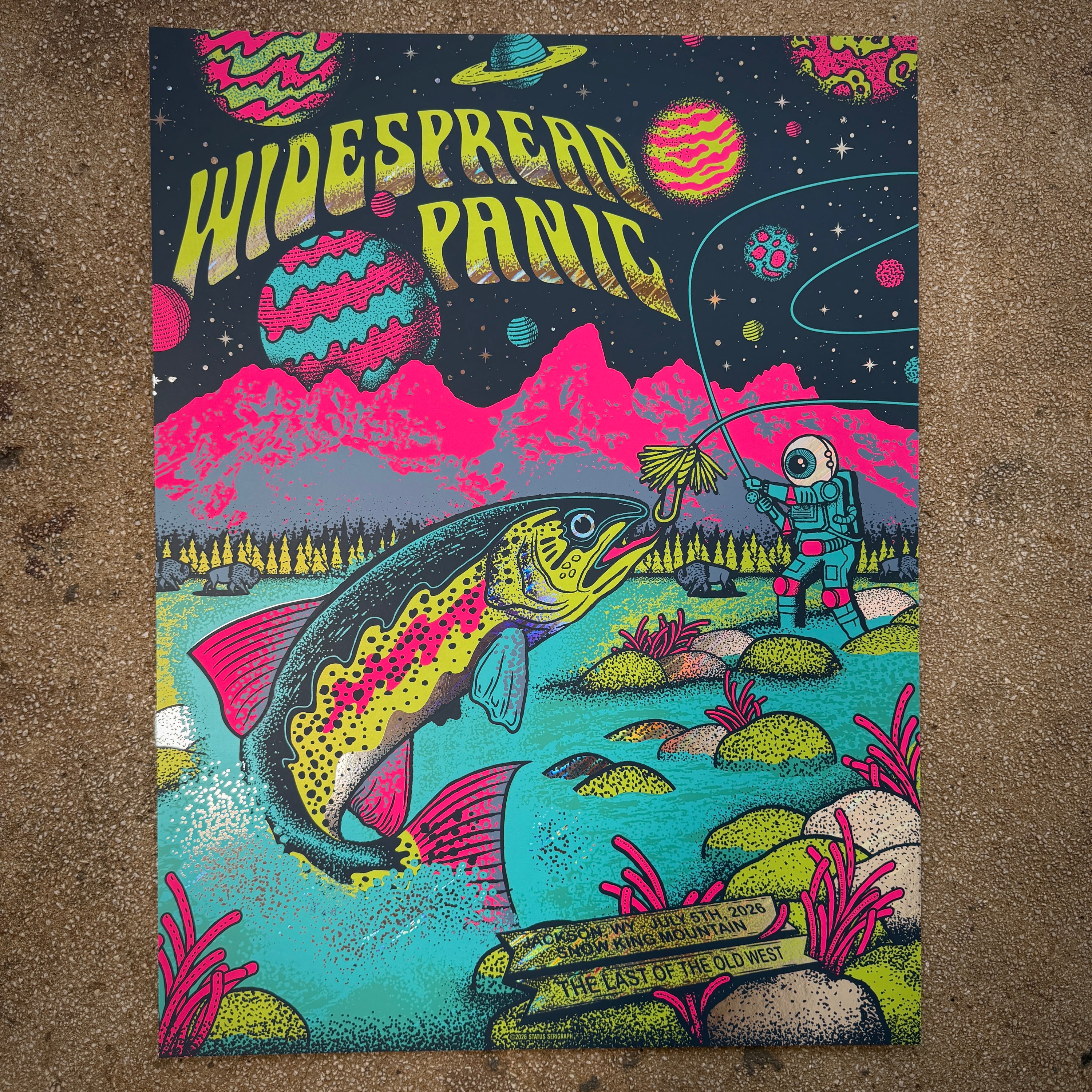 Widespread Panic - Jackson WY 2026 (Moon Lava Foil)