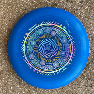Holographic Vortex Frisbee