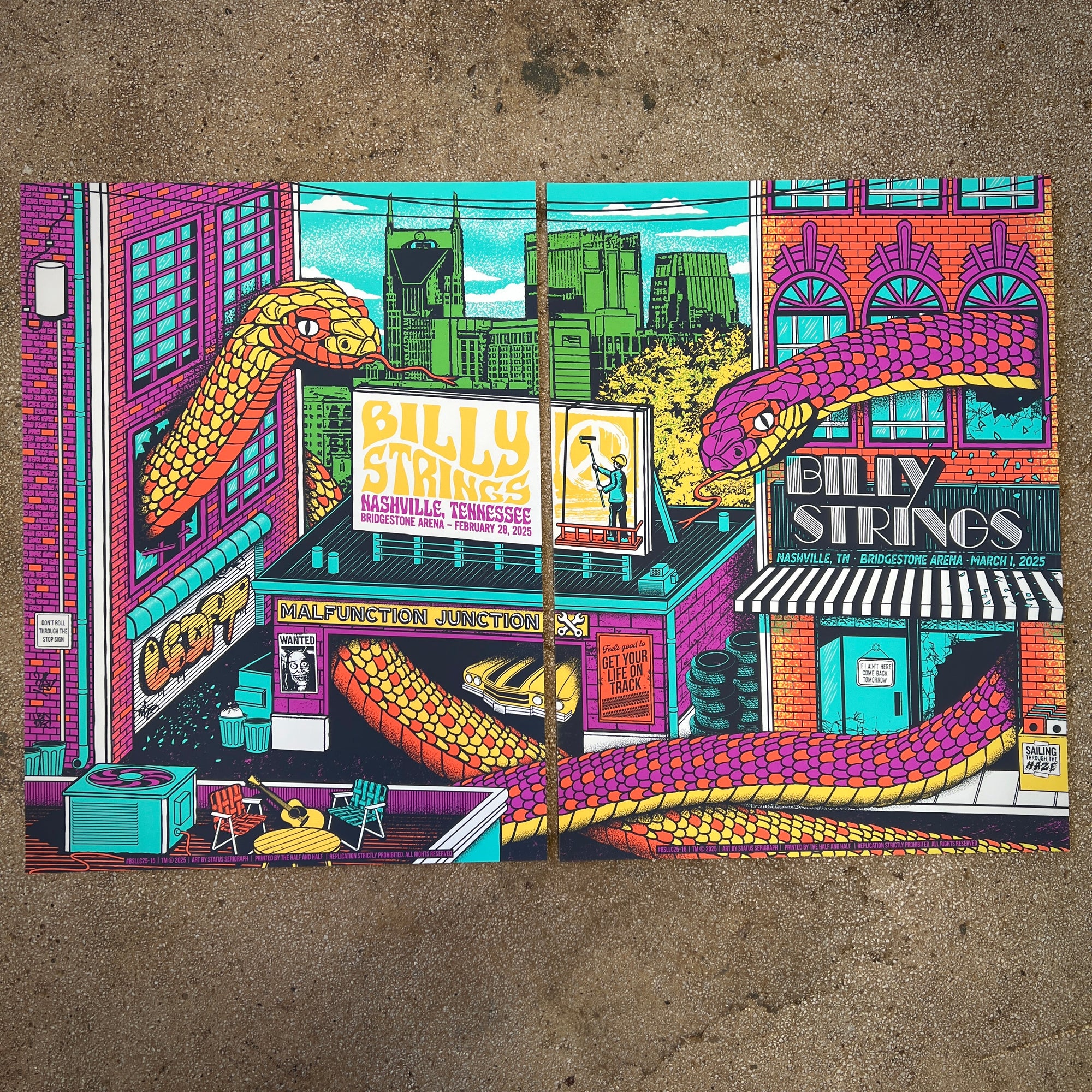 Billy Strings - Nashville 2025 (Matching Numbered Cut Set)