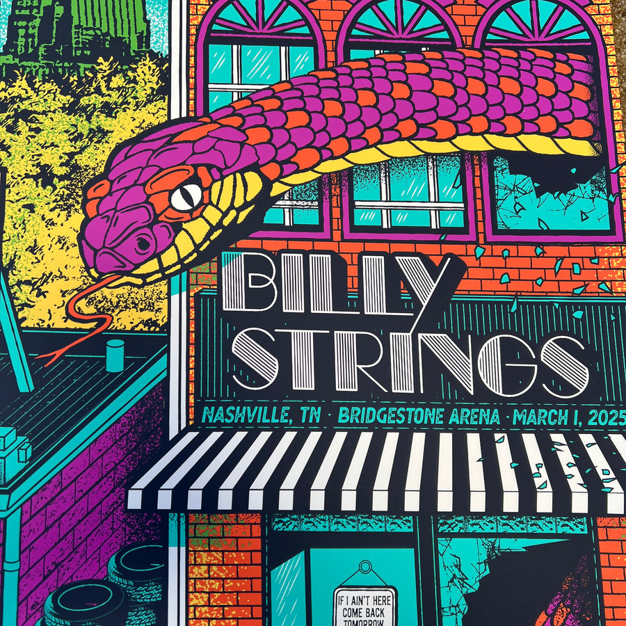 Billy Strings - Nashville 2025 (Matching Numbered Cut Set)