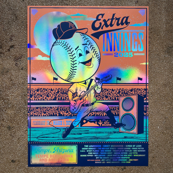 Extra Innings Festival 2025 - Tempe AZ (Rainbow Foil)