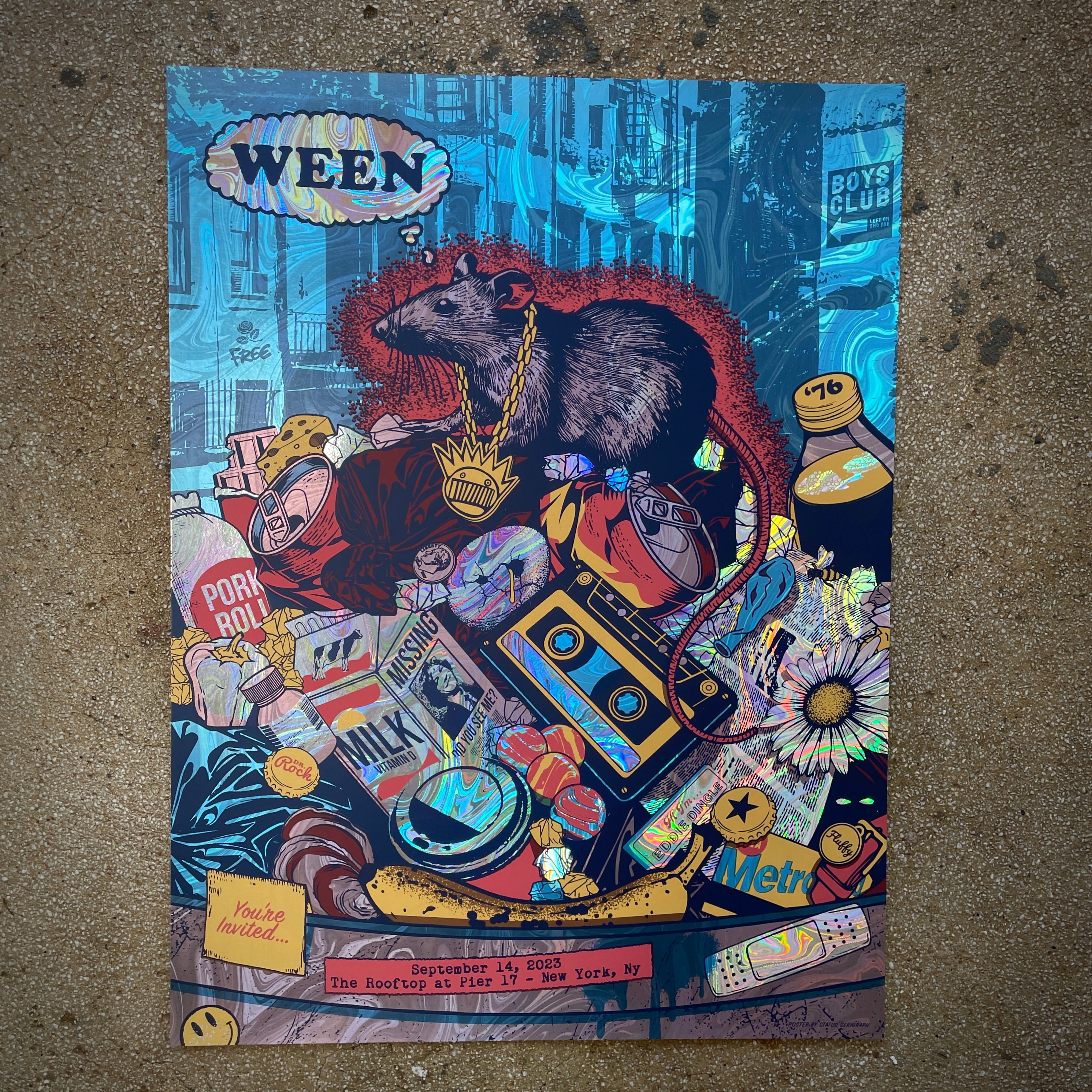 Ween - New York 2023 (Swirl Foil)