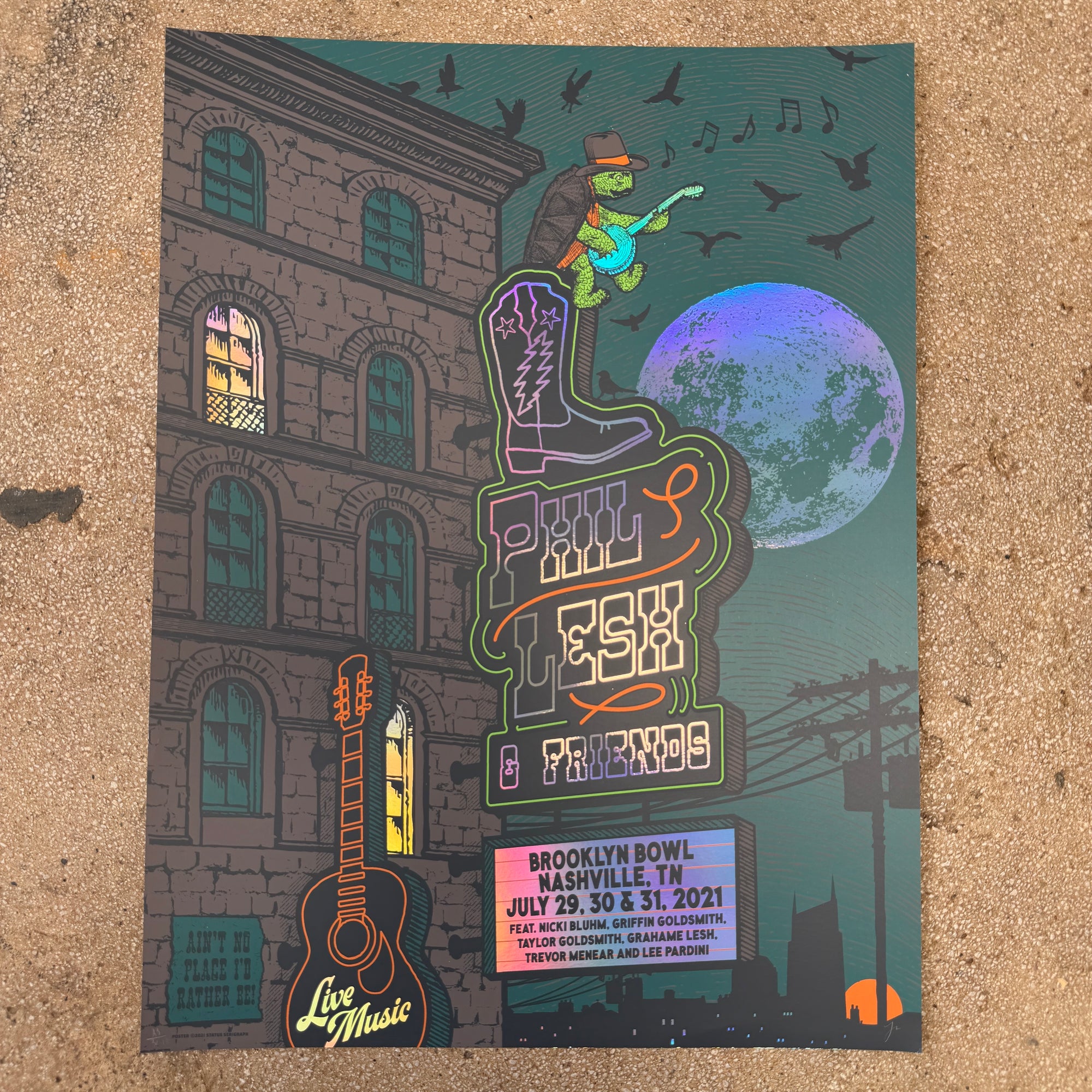 Phil Lesh & Friends - Nashville 2021 Rainbow Foil (Scratch N' Dent)