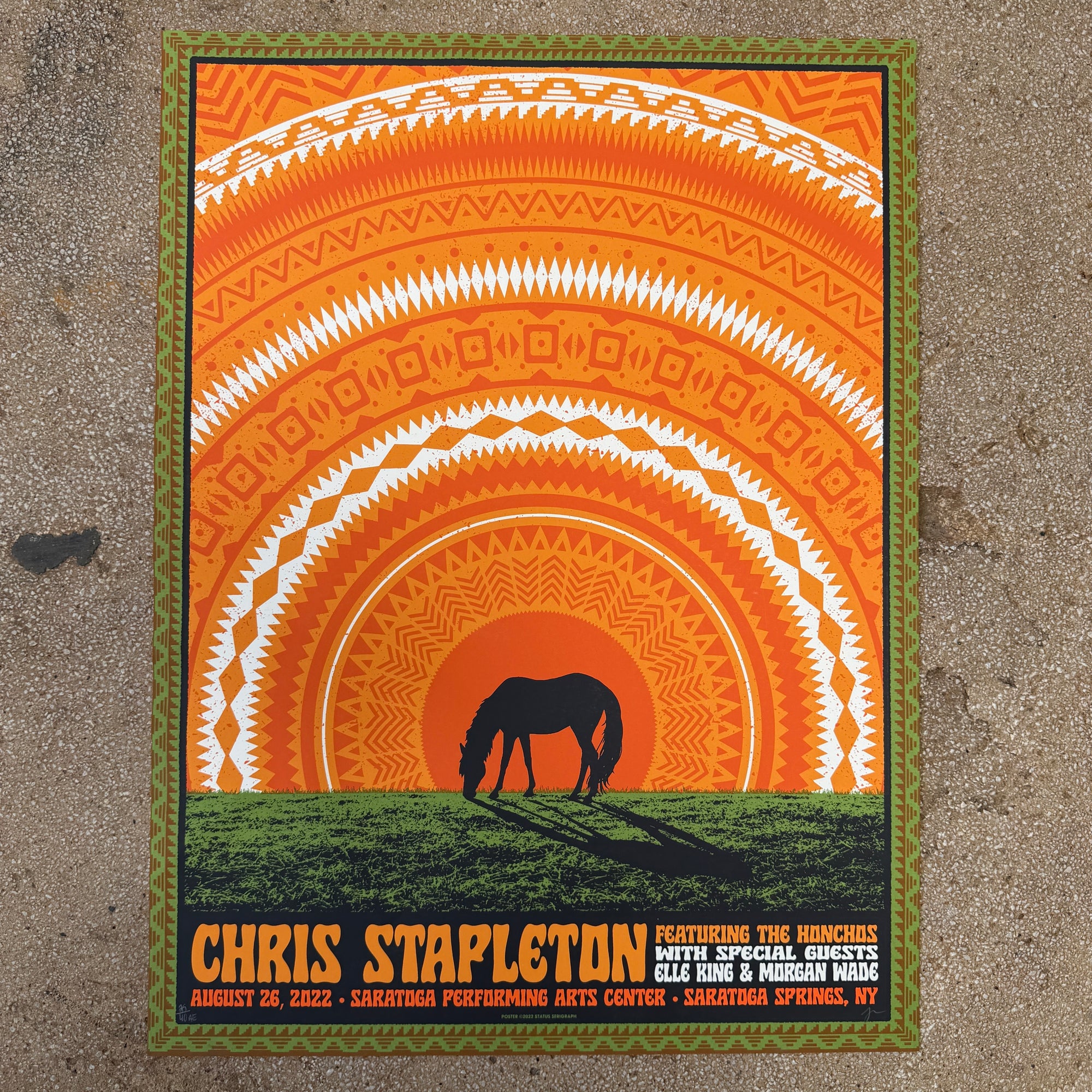 Chris Stapleton - Saratoga Springs NY 2022 (Scratch N' Dent)