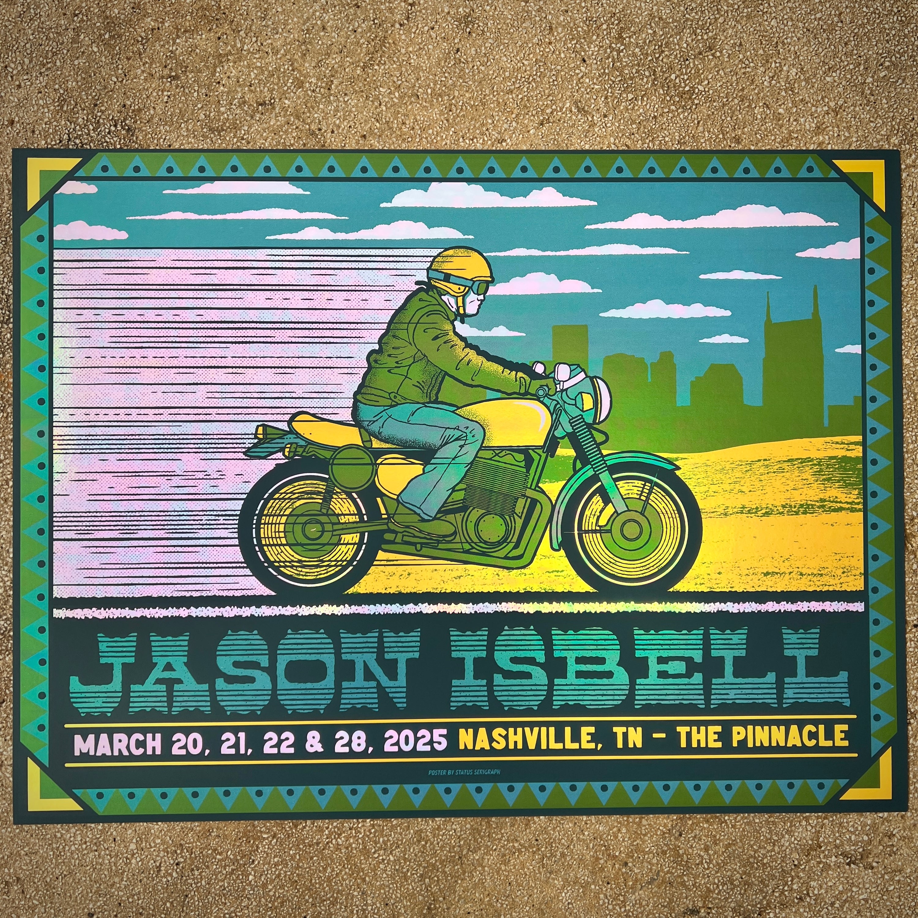 Jason Isbell - Nashville 2025 (Oyster Pearl Foil)