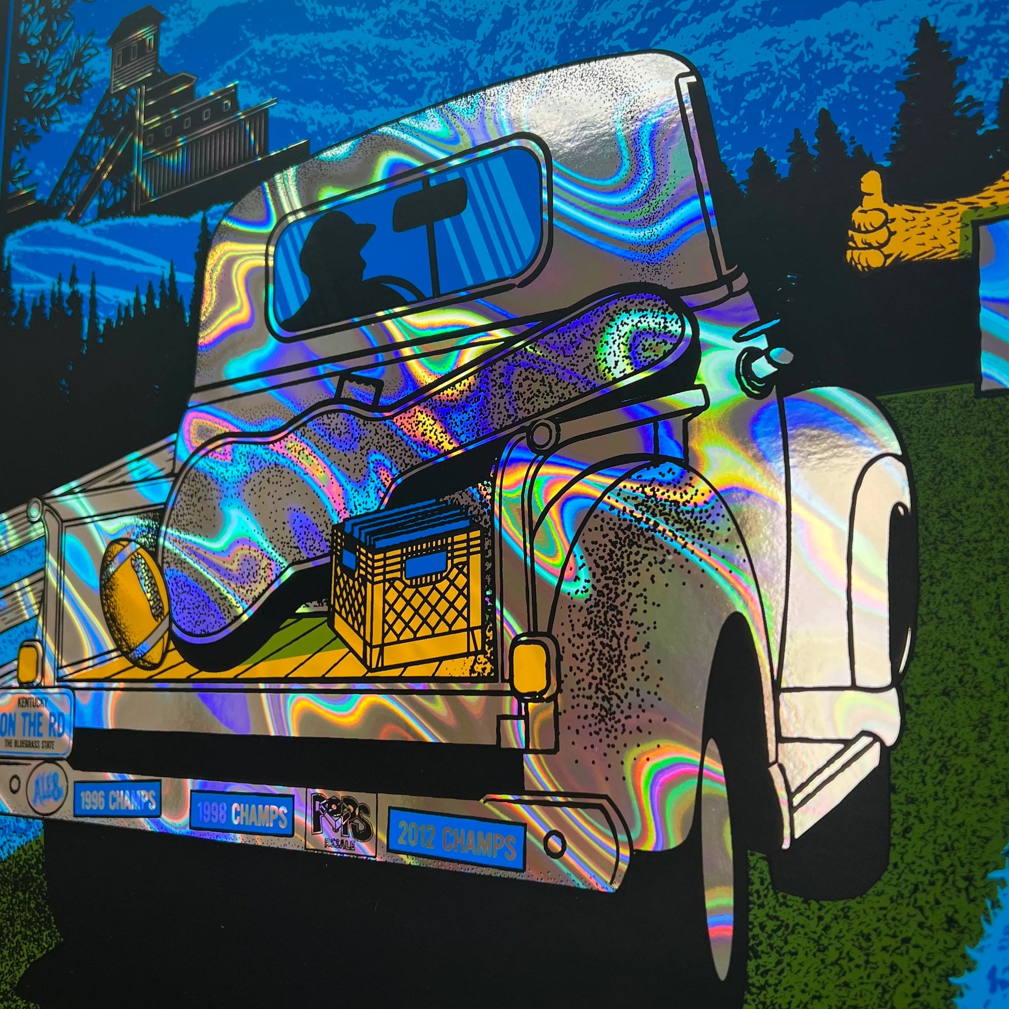 Tyler Childers Lexington 2025 - Lava Foil Edition