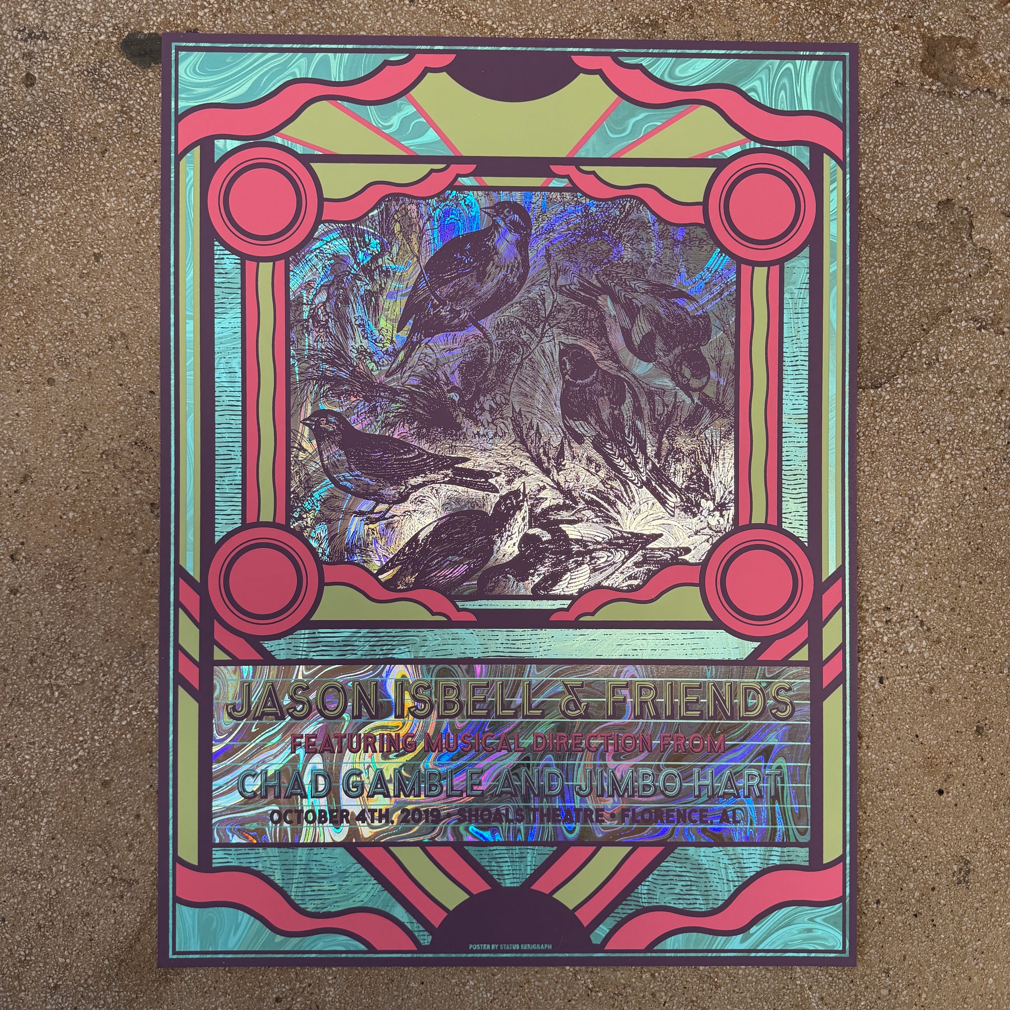 Jason Isbell & Friends - Florence 2019 Swirl Foil (Scratch N' Dent)
