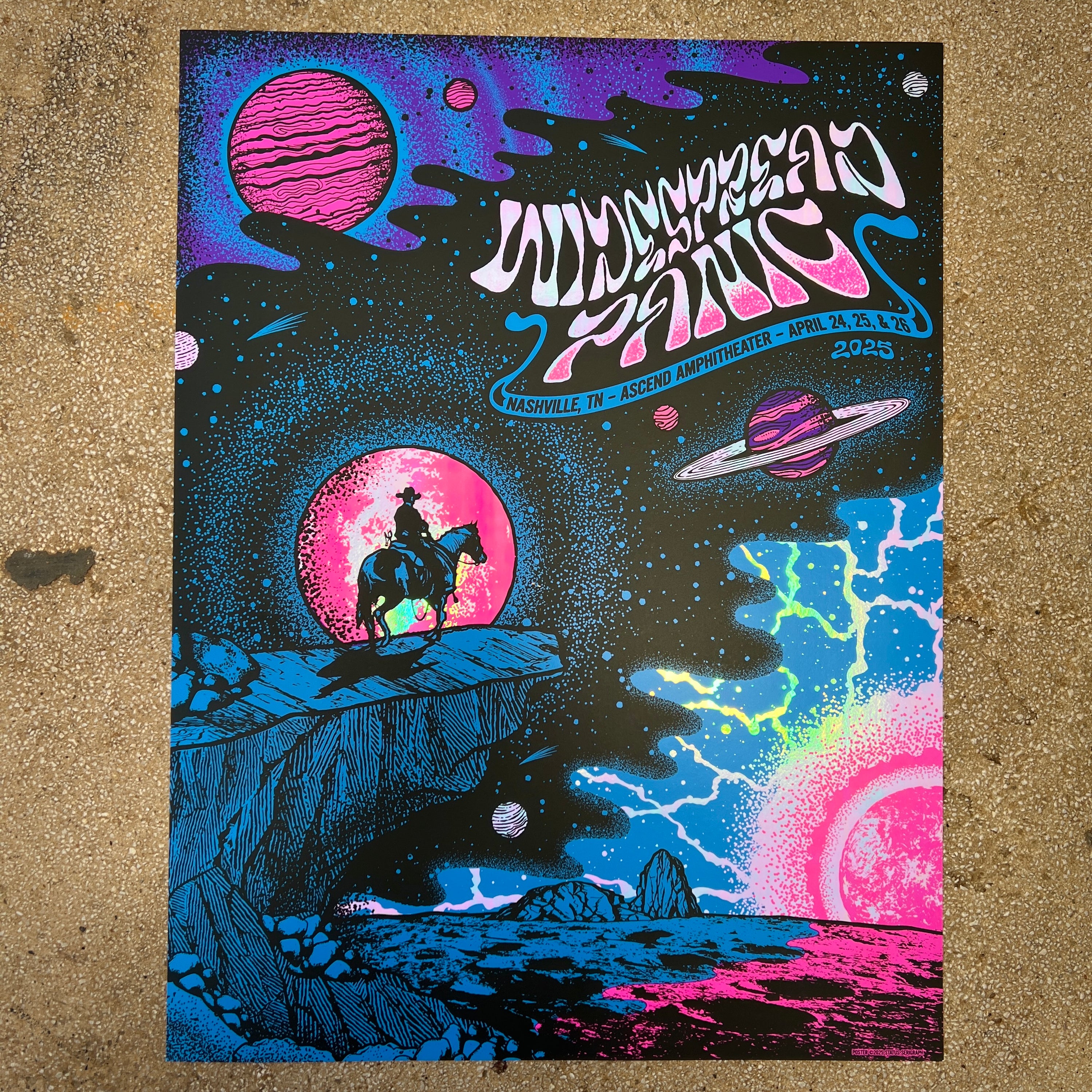 Widespread Panic - Nashville (Oyster Pearl Iridescent Foil)