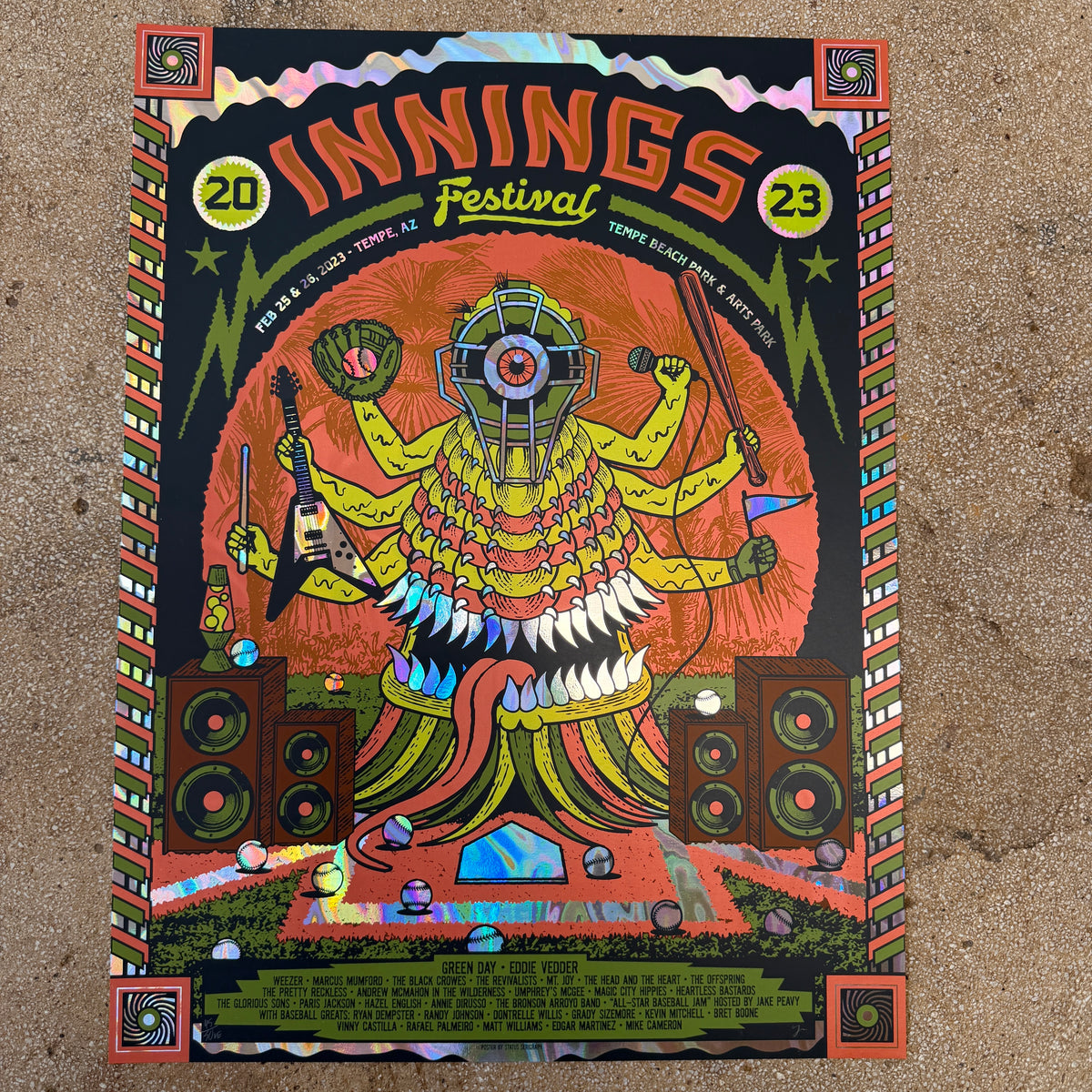 Innings Festival 2023 Lava Foil (Scratch N' Dent)