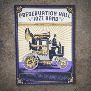 Preservation Hall Jazz Band - Tour poster (Purple Version)