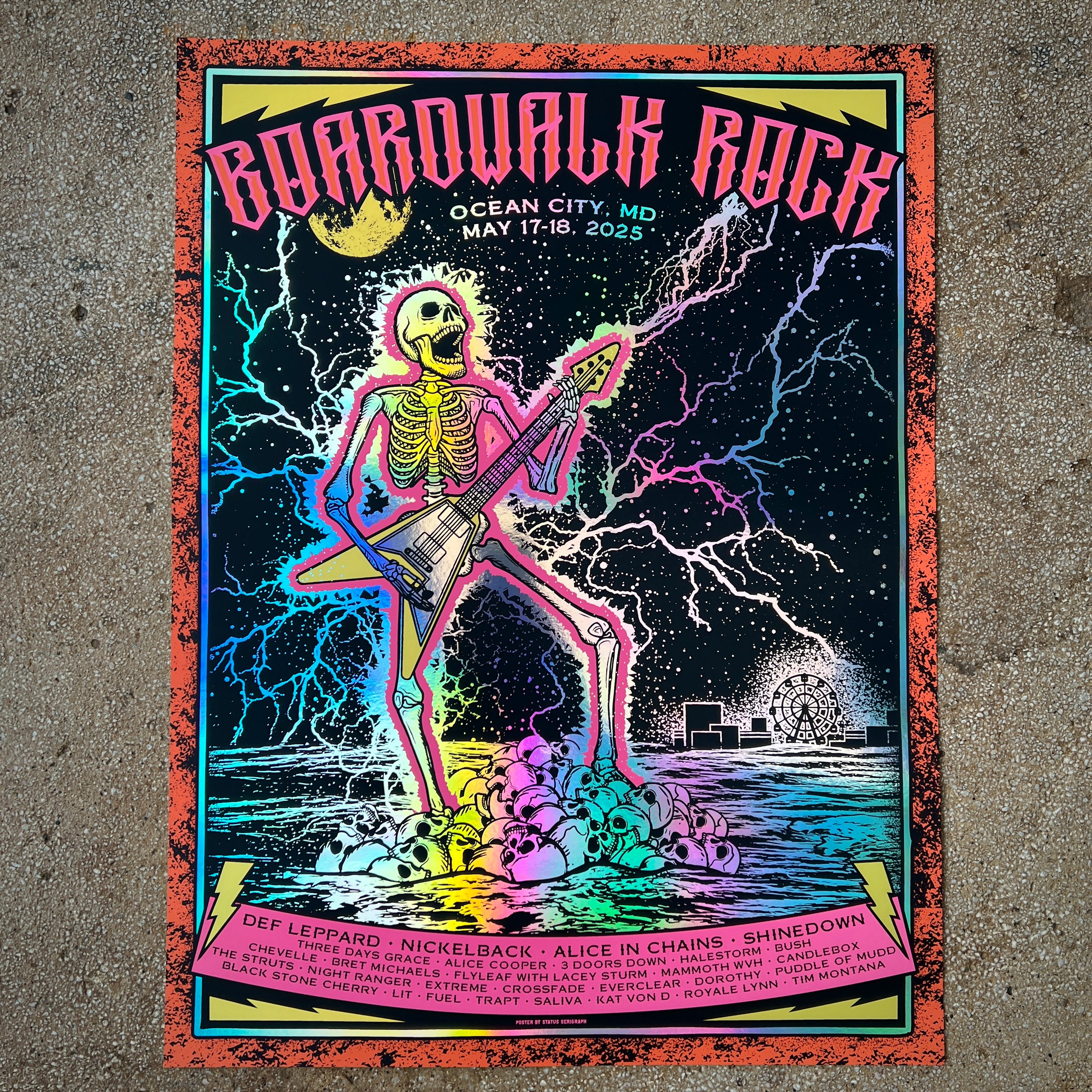 Boardwalk Rock 2025 (Rainbow Foil)