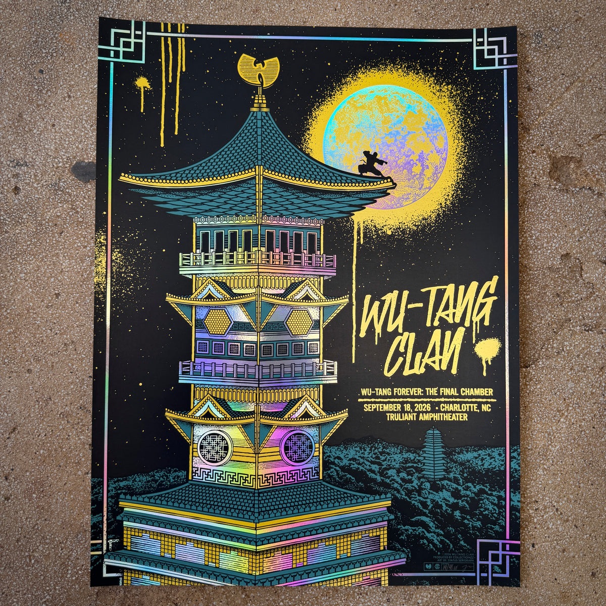 Wu Tang Clan - Charlotte 2026 (Rainbow Foil)