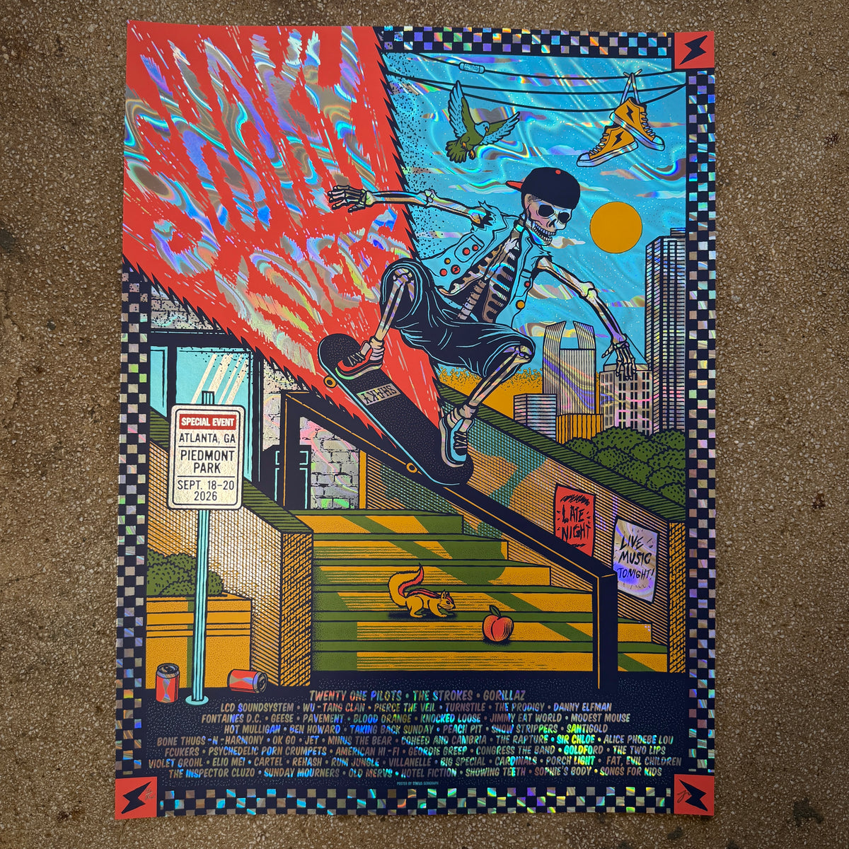 Shaky Knees 2026 (Lava Foil)