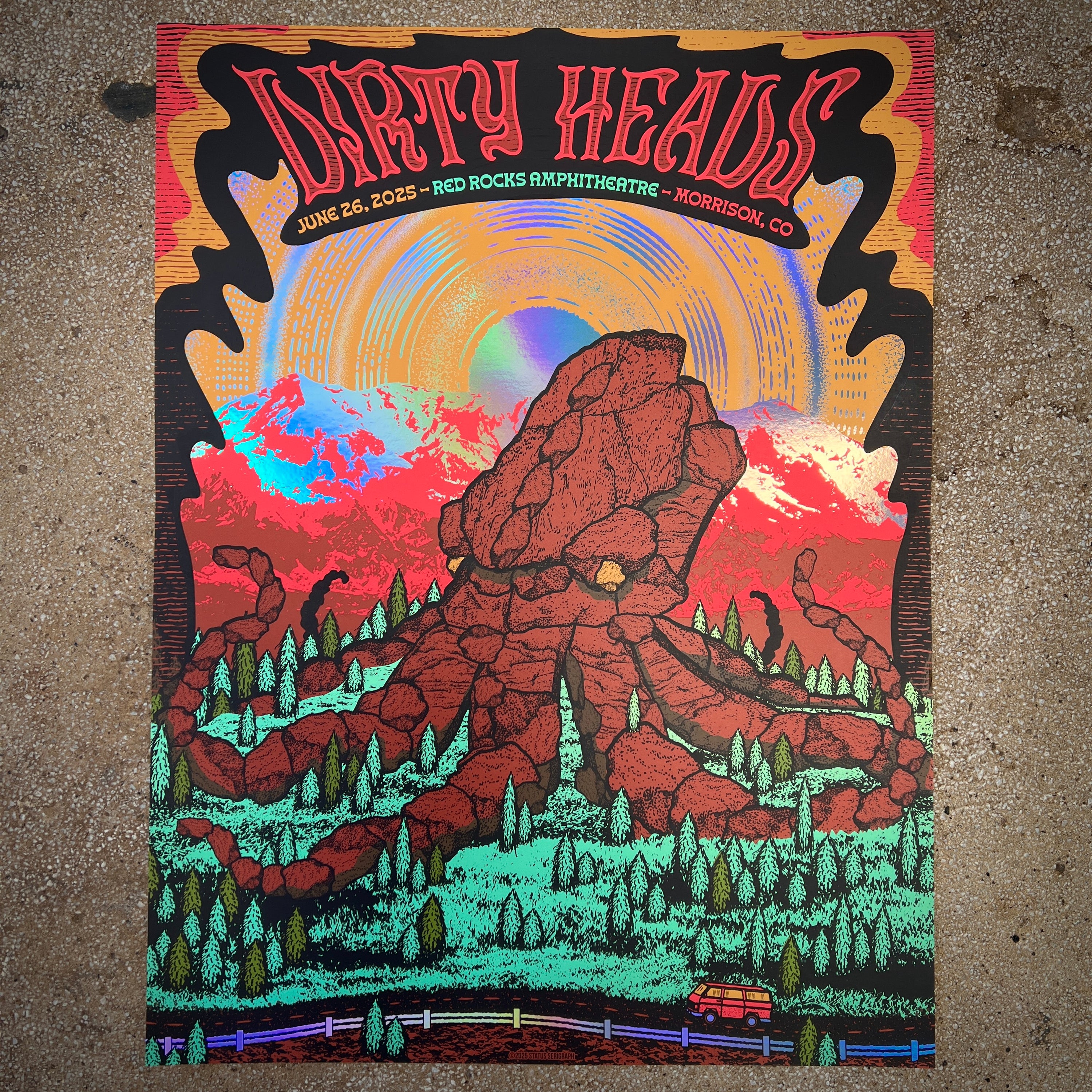 Dirty Heads - Red Rocks 2025 (Rainbow Foil)