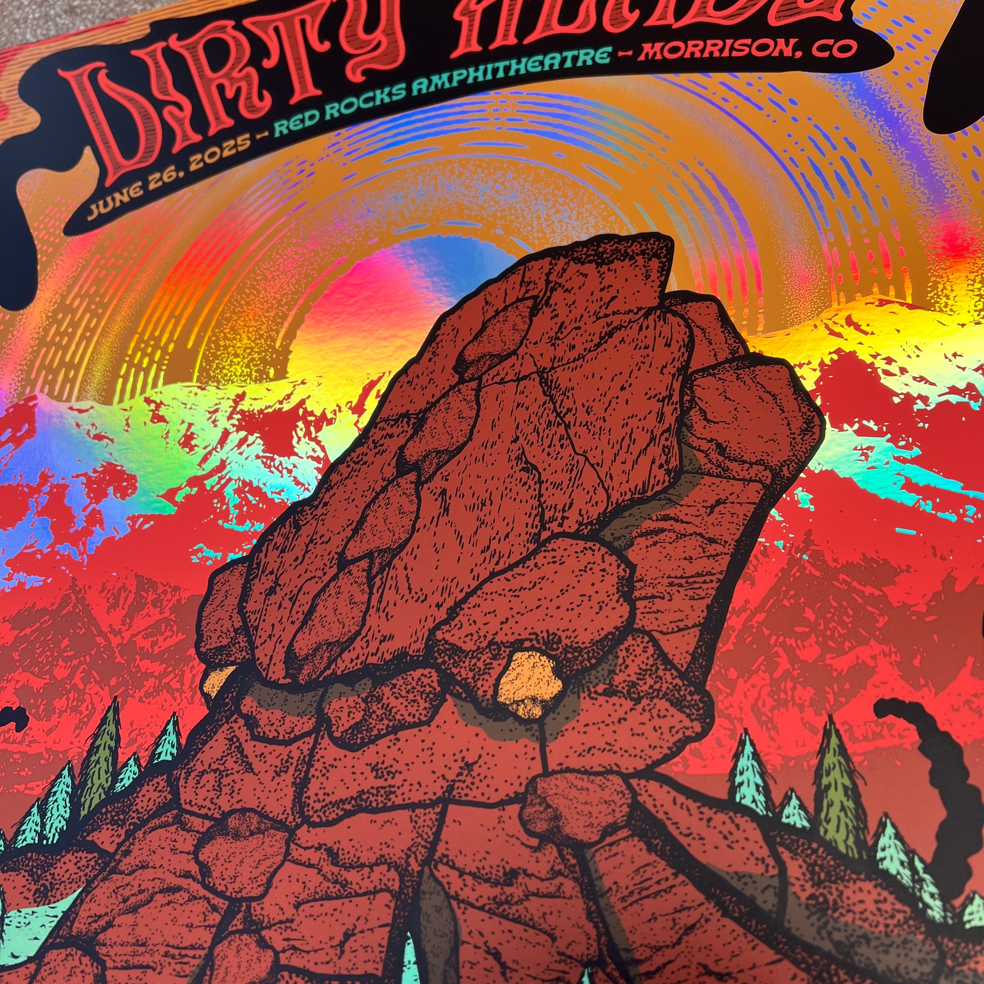 Dirty Heads - Red Rocks 2025 (Rainbow Foil)