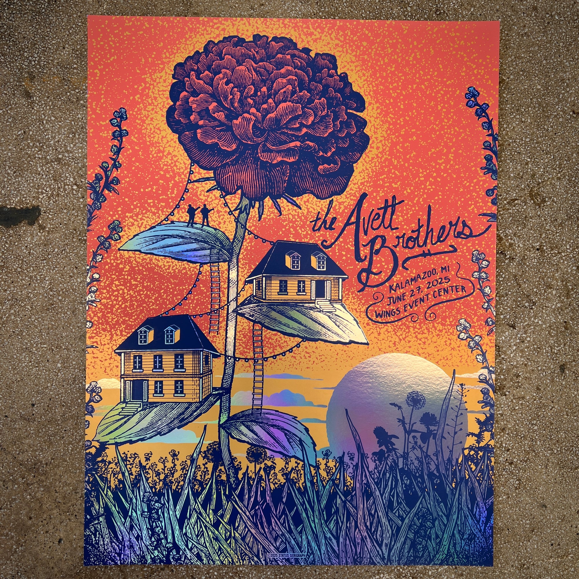 The Avett Brothers - Kalamazoo 2025 (Rainbow Foil)