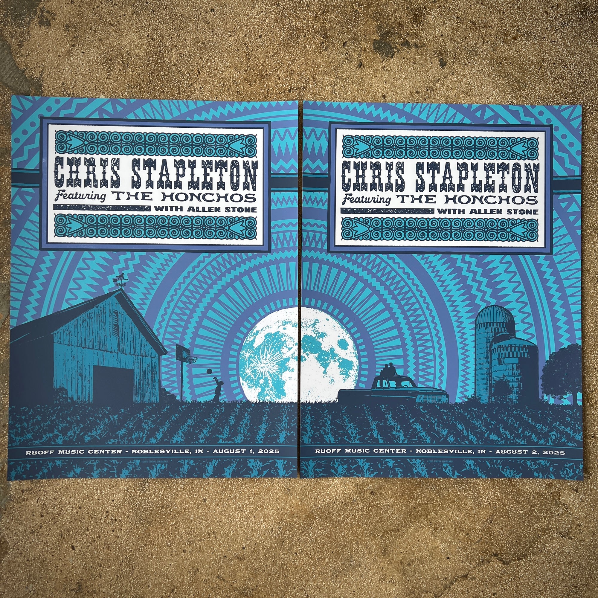 Chris Stapleton - Noblesville 2025 (Matching Set)