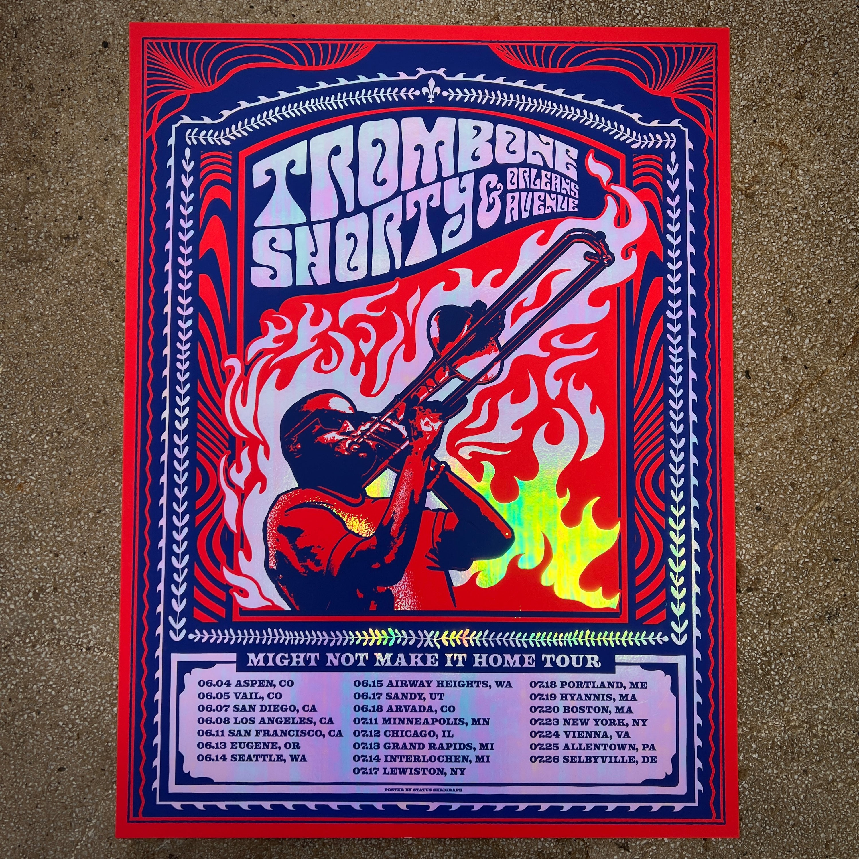 Trombone Shorty - 2025 Tour (Oyster Pearl Iridescent)