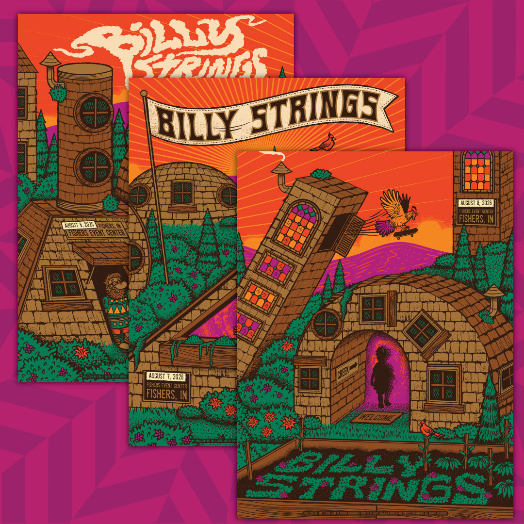 Billy Strings - Fishers 2026 Matching Numbered Set