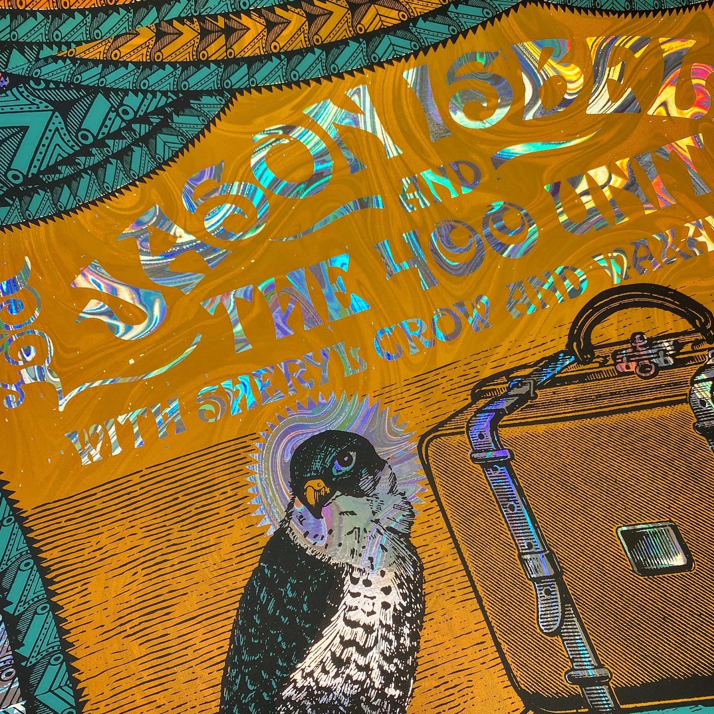 Jason Isbell Cary, NC Swirl foil