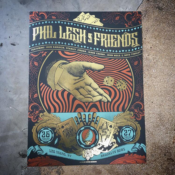 Phil Lesh and Friends - Brooklyn Bowl Gold foil