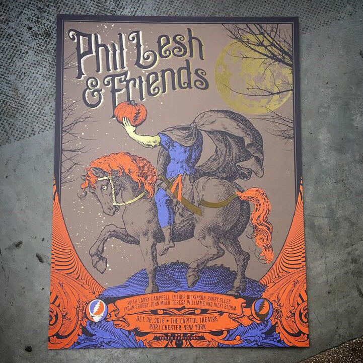 Phil Lesh and Friends - Halloween 16 (Gold Foil)