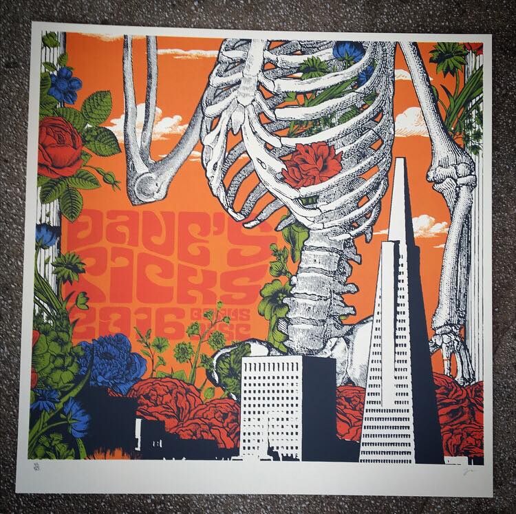 Grateful Dead Dave's Picks 2016 Print Set