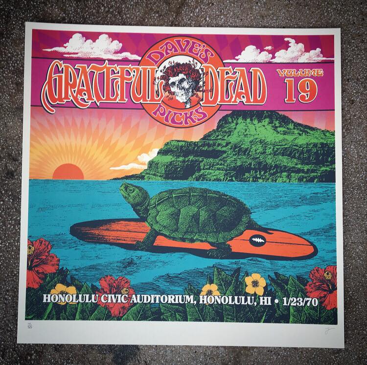 Grateful Dead Dave's Picks 2016 Print Set