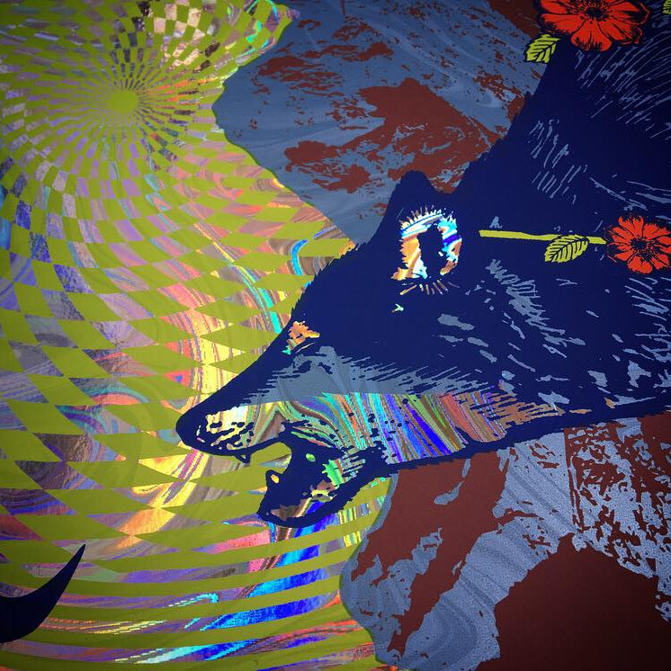Bob Weir & Wolf Bros - Spring Tour 19 (Swirl Foil)