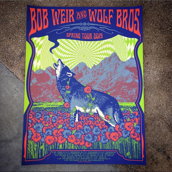 Bob Weir & Wolf Bros - Spring Tour 19 (Lime)