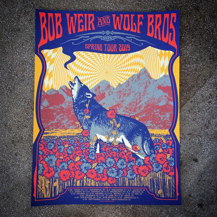 Bob Weir & Wolf Bros - Spring Tour 19 (Lemon)