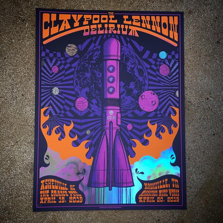Lennon Claypool Delirium - Asheville & Nashville 19 (Rainbow Foil)LAST ONE!!!!