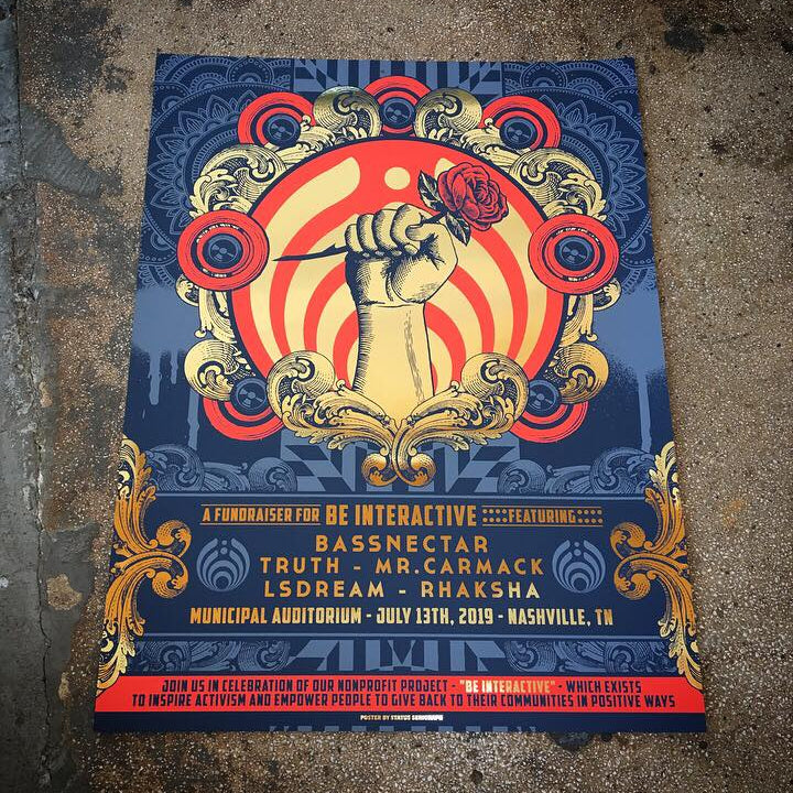 Bassnectar - Nashville TN 19 (Gold Foil)