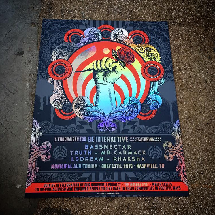 Bassnectar - Nashville TN 19 (Rainbow Foil)