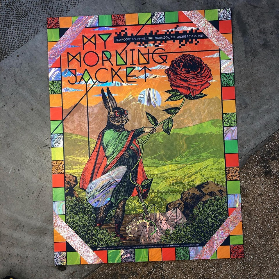 My Morning Jacket - Red Rocks 19 (Swirl Foil)