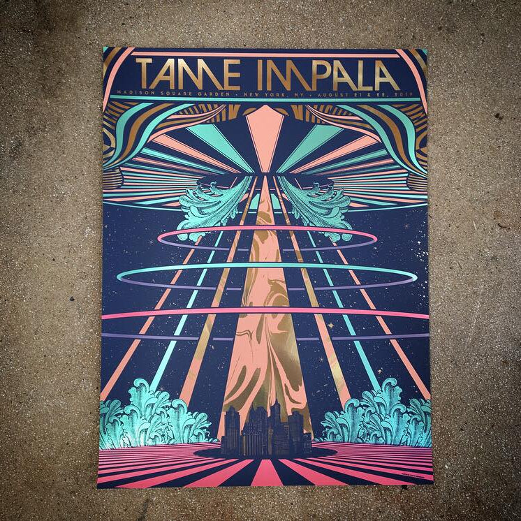 Tame Impala - MSG 2019 (Gold Foil)