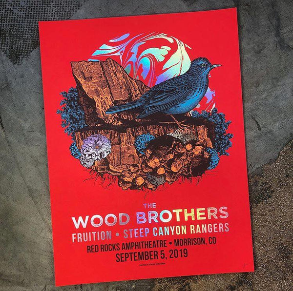 Wood Brothers - Red Rocks 19 (Rainbow Foil)